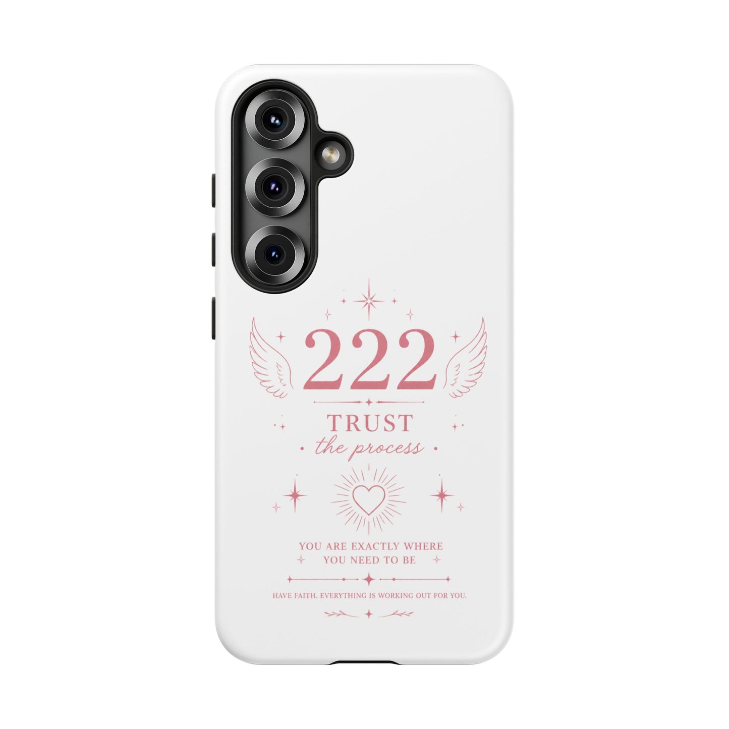 222 Trust the Process Phone Case — Angel Number Spiritual iPhone Case