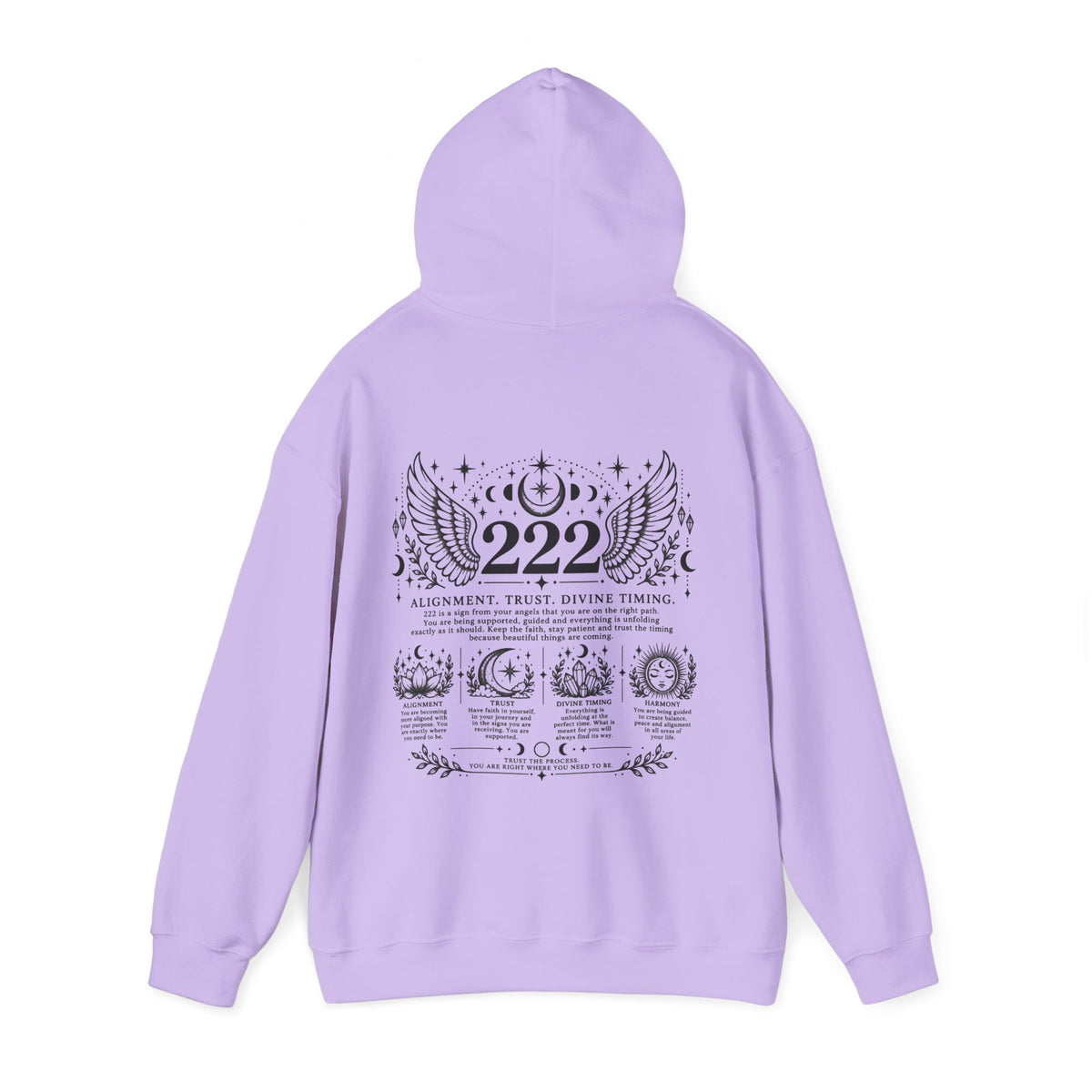 222 Angel Number Hoodie | Alignment, Trust & Divine Timing