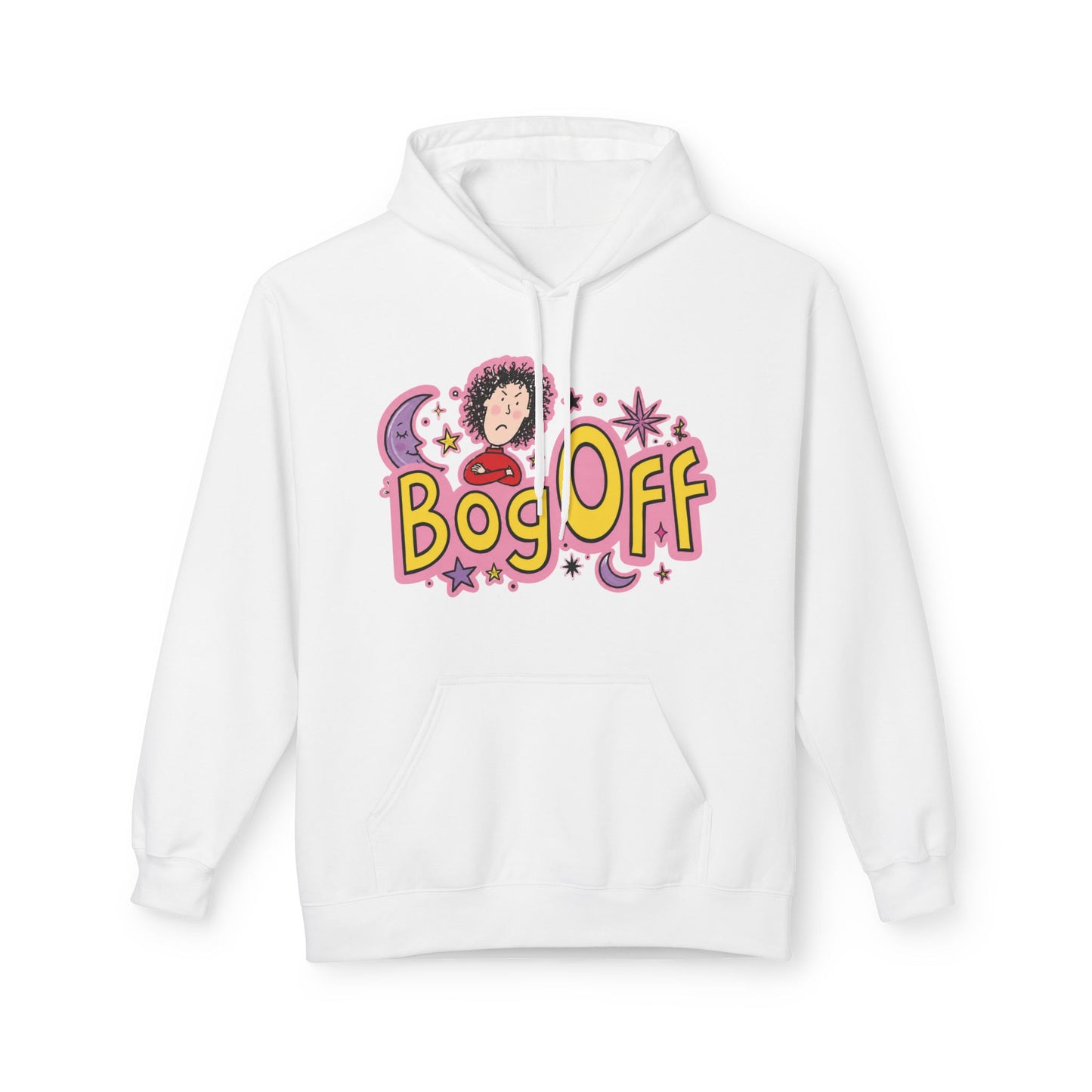 Bog Off Hoodie — Cute Retro 'Bog Off' Graphic Pullover