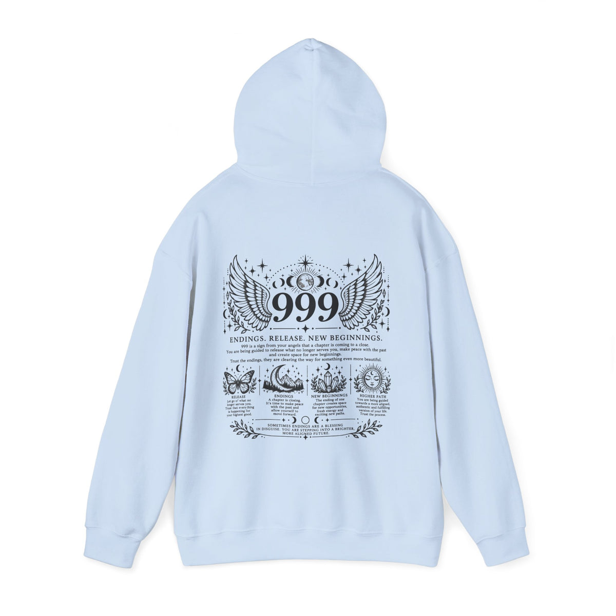 999 Angel Number Hoodie | Endings, Release & New Beginnings