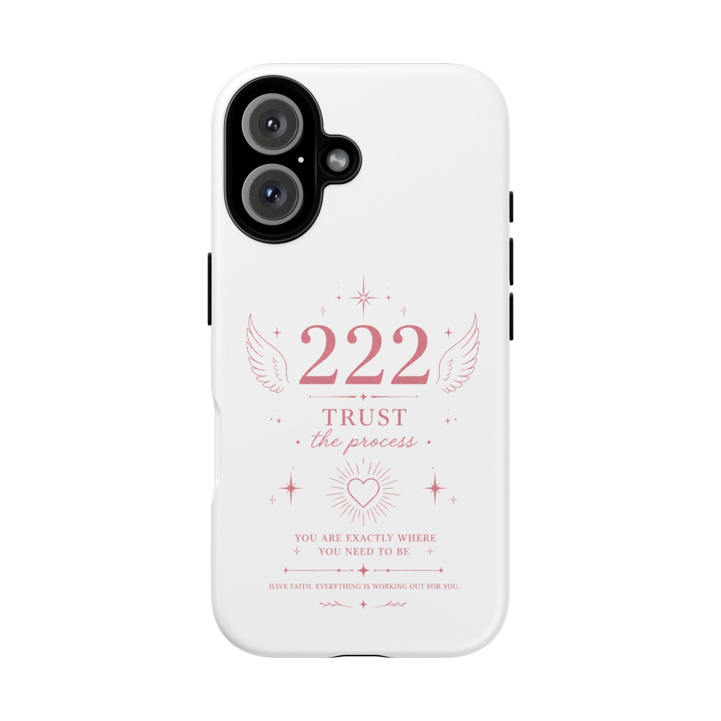 222 Trust the Process Phone Case — Angel Number Spiritual iPhone Case