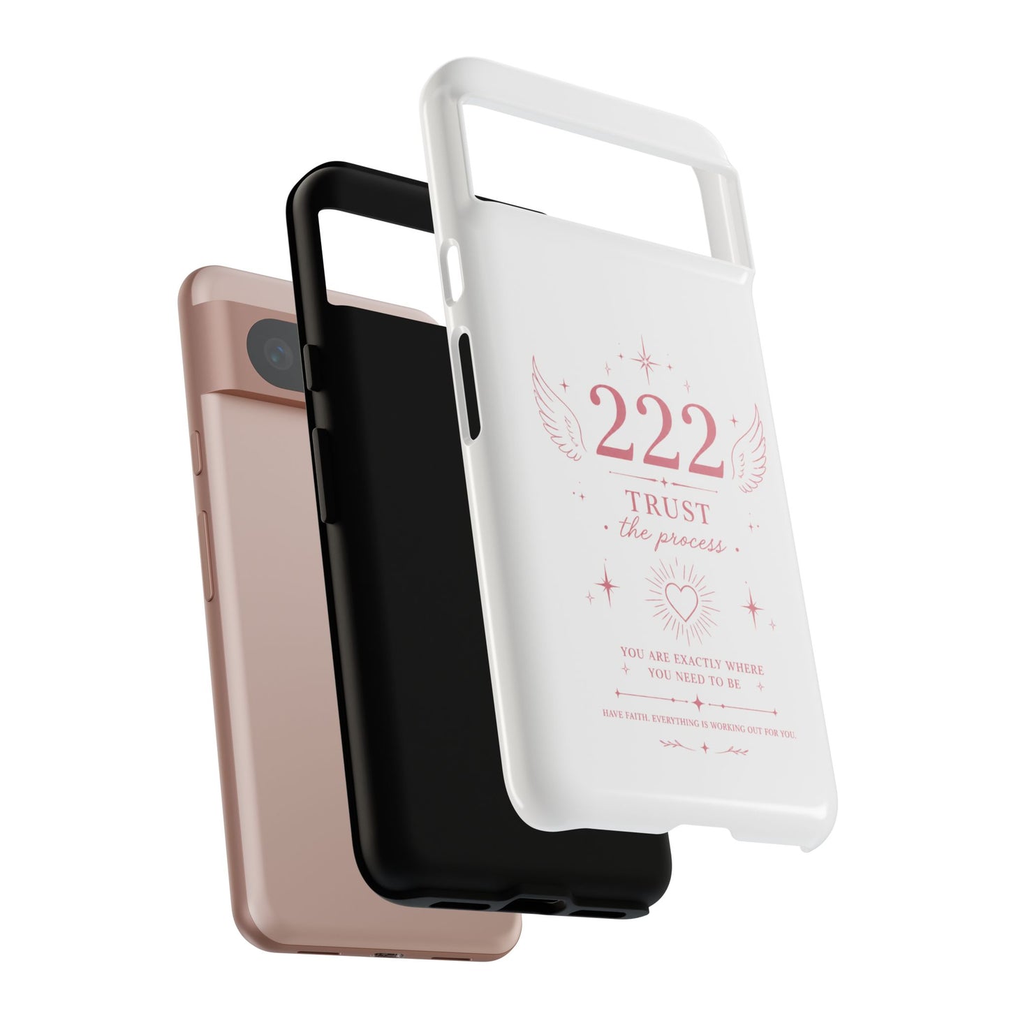 222 Trust the Process Phone Case — Angel Number Spiritual iPhone Case