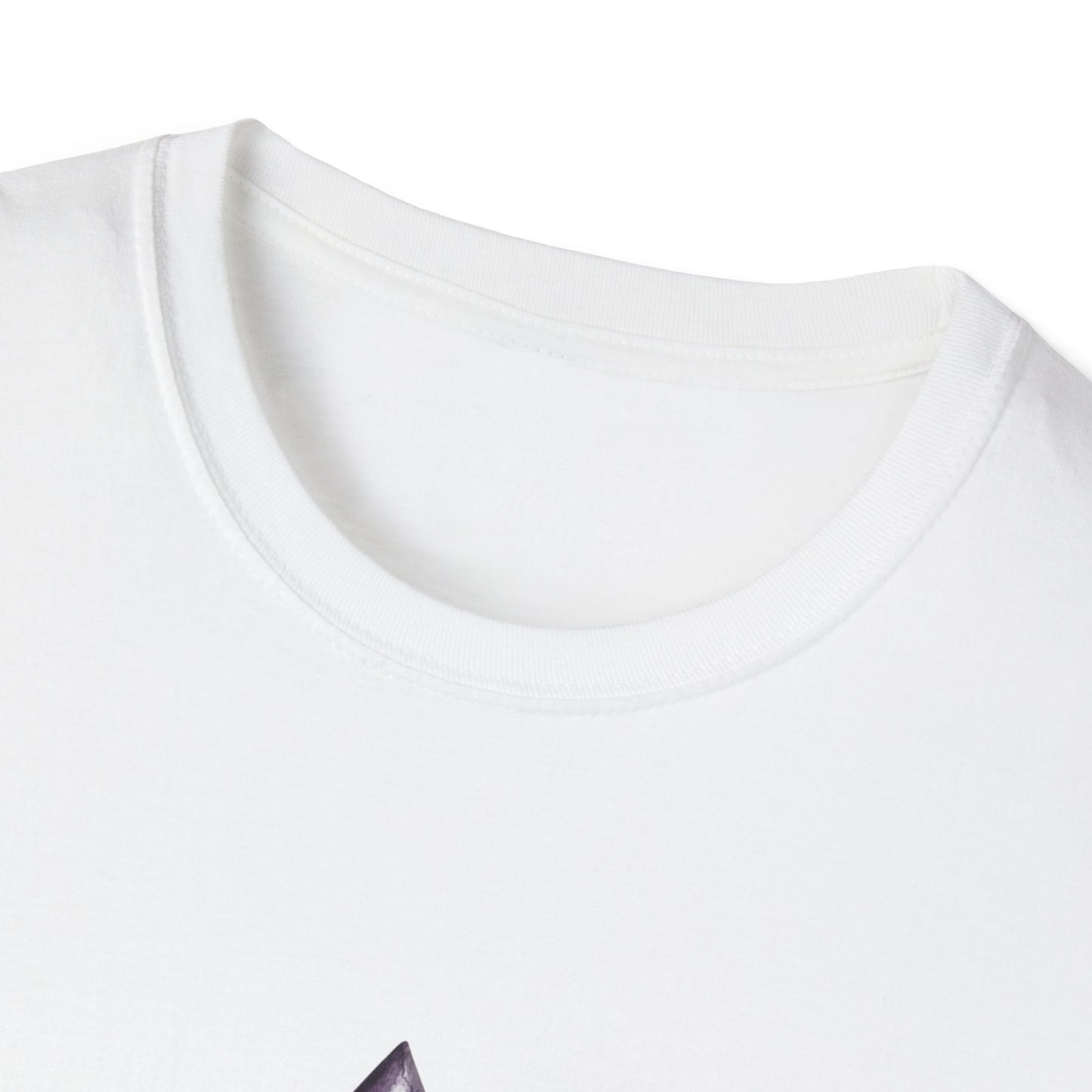 Crystal Cluster T-Shirt — Watercolor Amethyst & Rose Quartz Graphic Tee