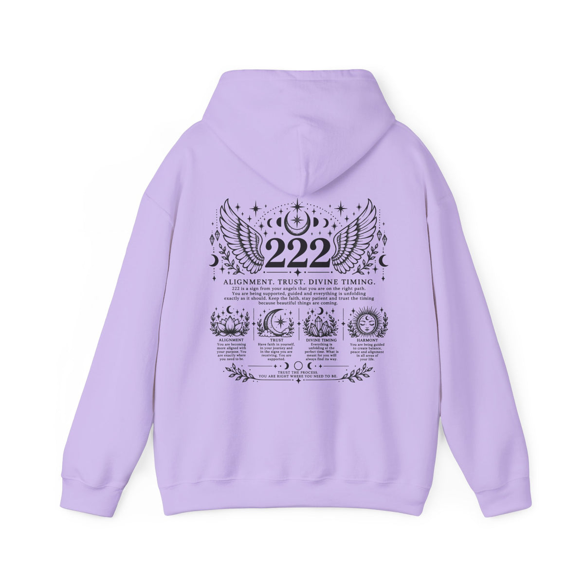 222 Angel Number Hoodie | Alignment, Trust & Divine Timing