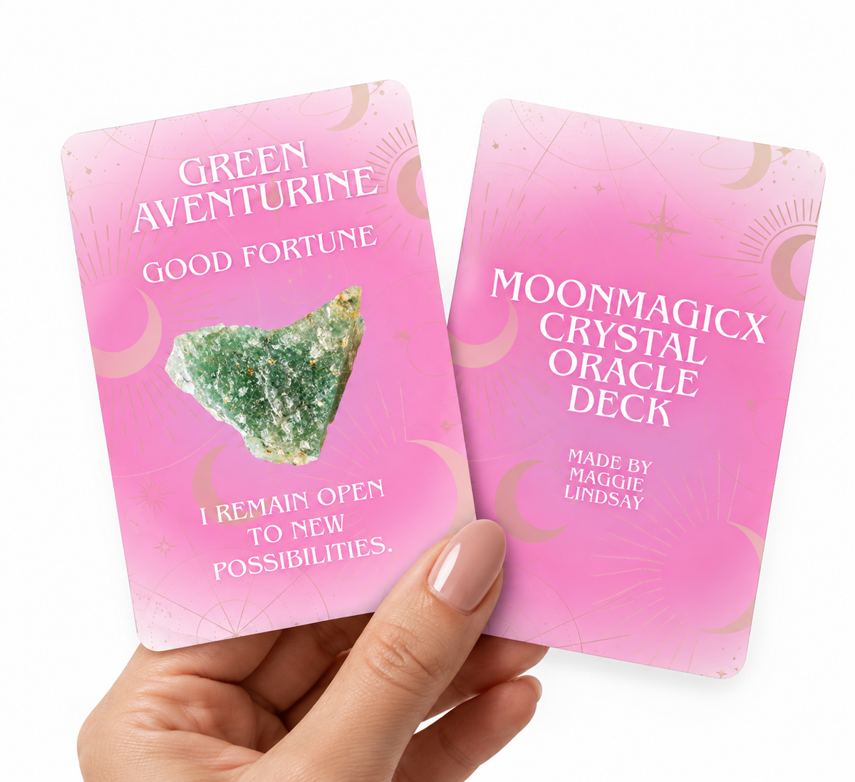 The MoonMagicx Crystal Oracle Deck First Edition