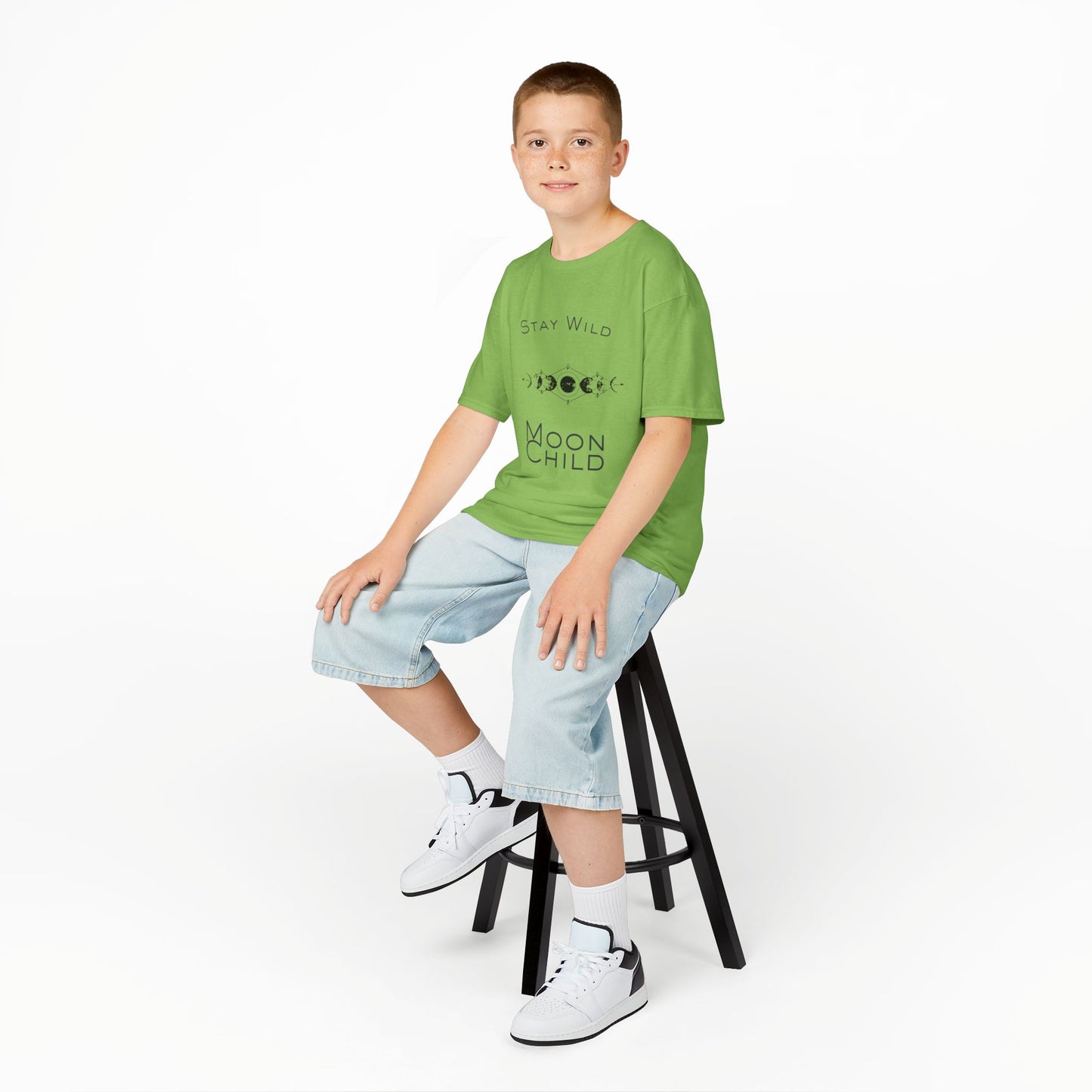 Kids 'Moon Child' Tee — Stay Wild Phases of the Moon Kids T-Shirt
