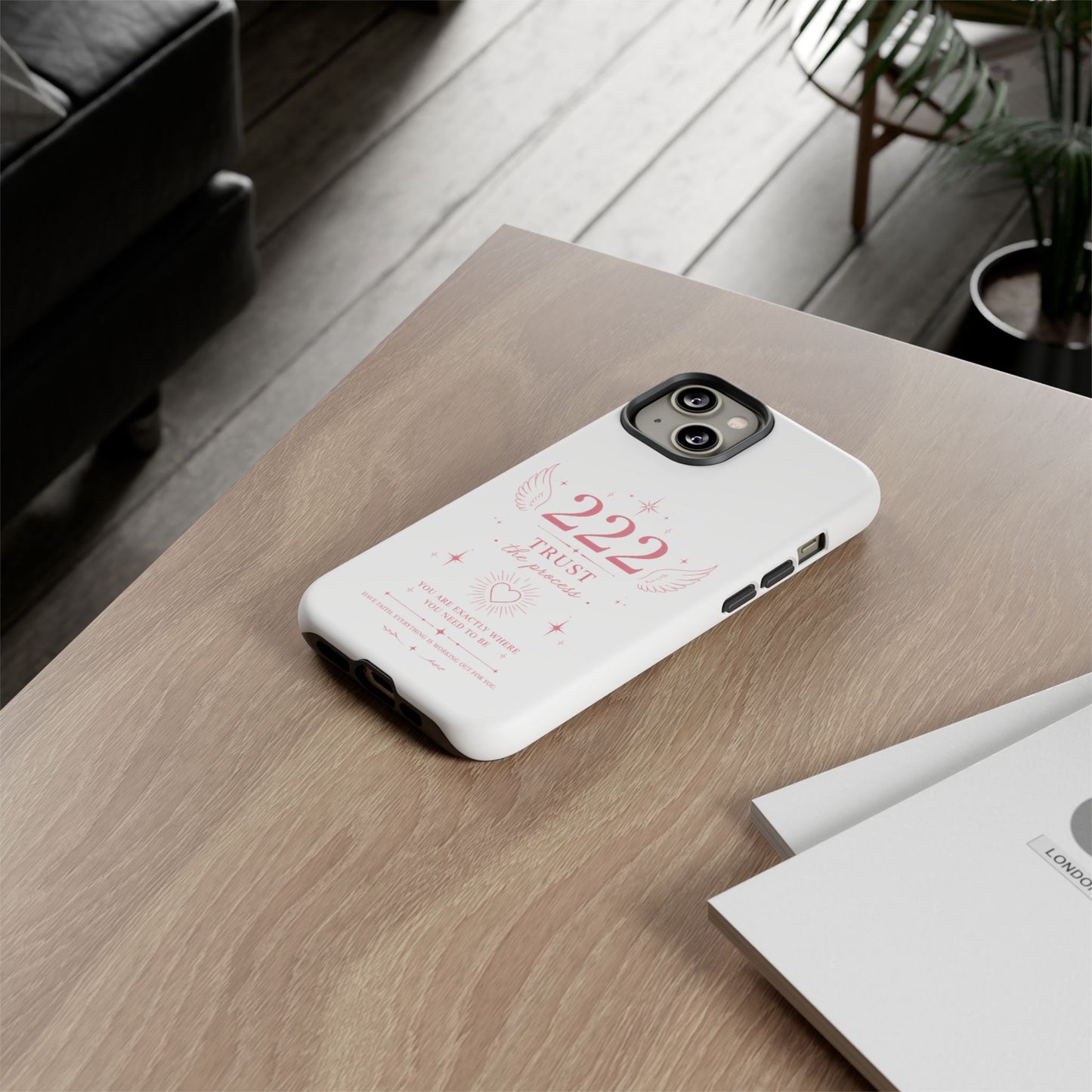222 Trust the Process Phone Case — Angel Number Spiritual iPhone Case
