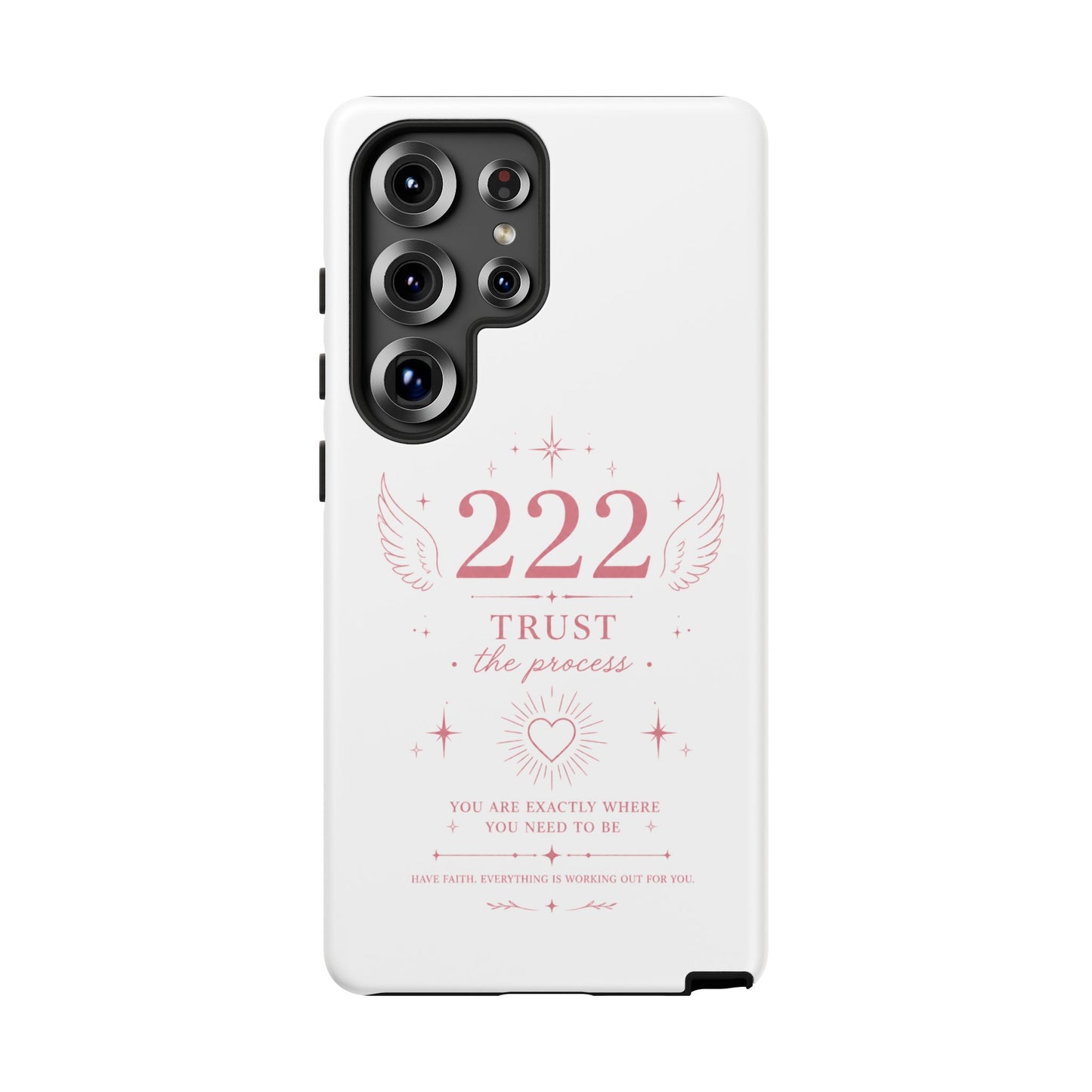 222 Trust the Process Phone Case — Angel Number Spiritual iPhone Case