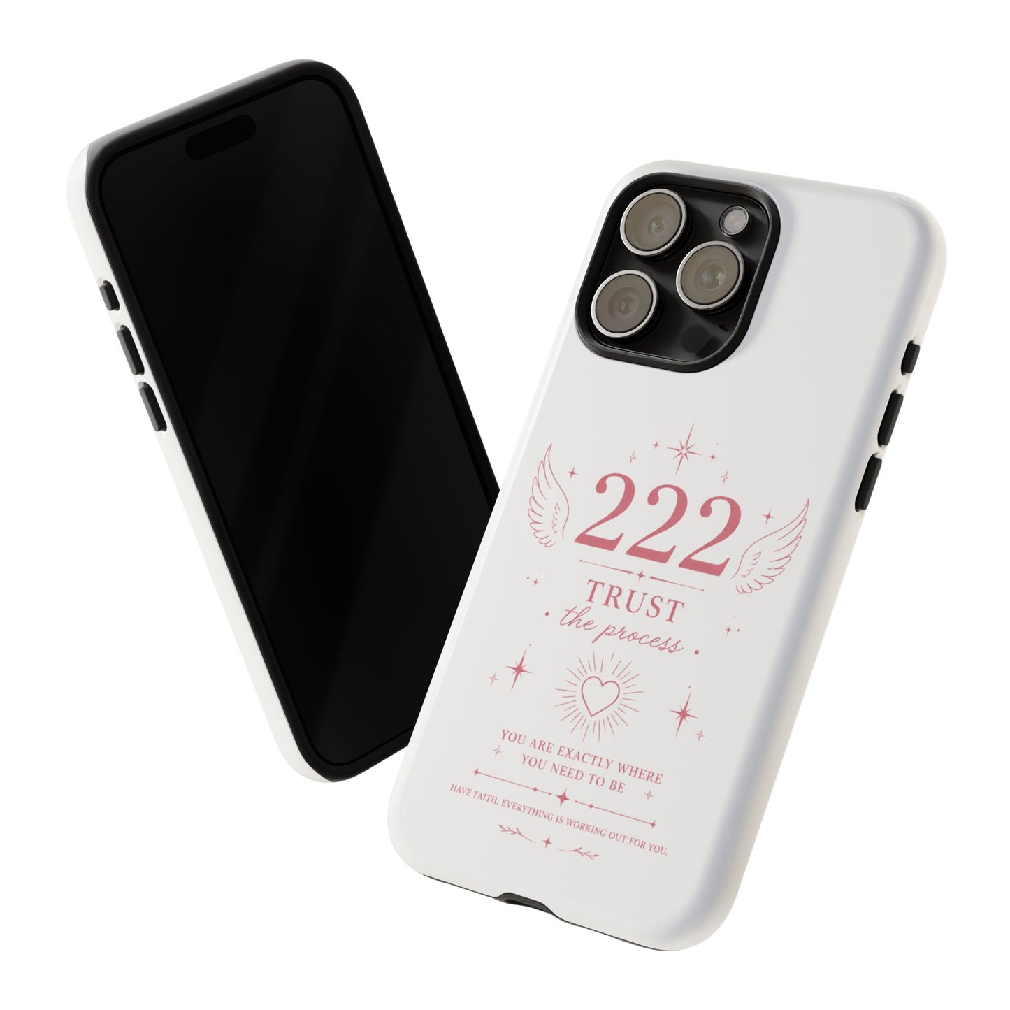 222 Trust the Process Phone Case — Angel Number Spiritual iPhone Case