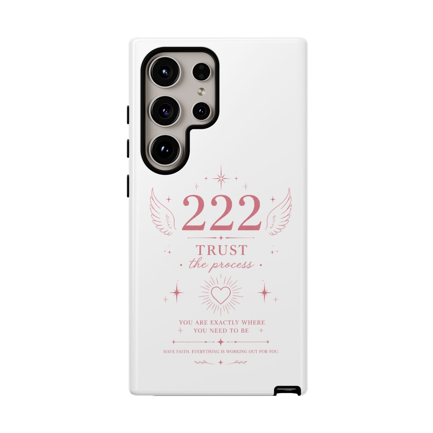 222 Trust the Process Phone Case — Angel Number Spiritual iPhone Case