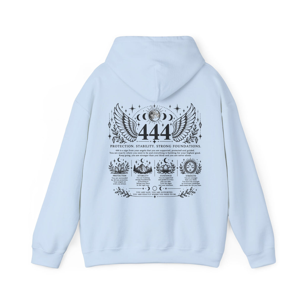 444 Angel Number Hoodie | Protection, Stability & Guidance