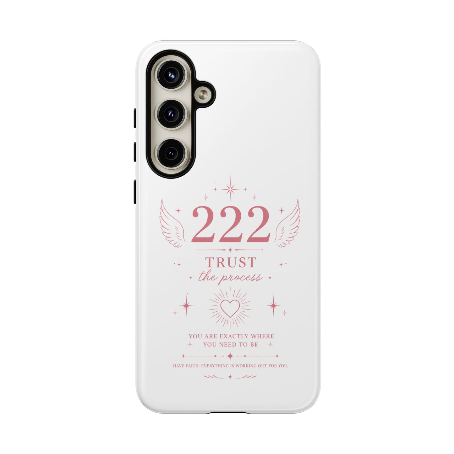 222 Trust the Process Phone Case — Angel Number Spiritual iPhone Case