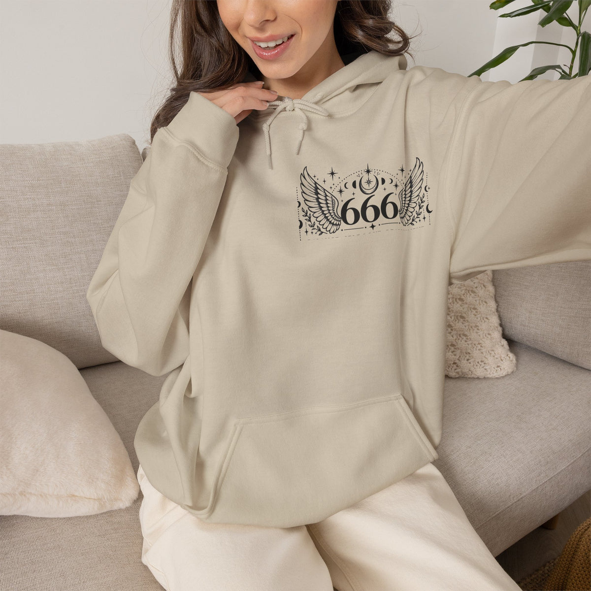 666 Angel Number Hoodie | Balance, Self-Love & Realignment