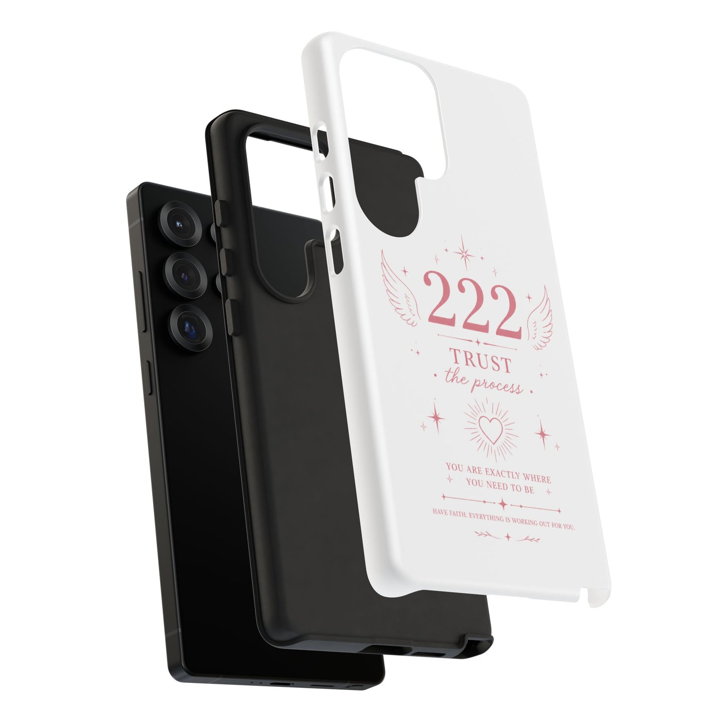 222 Trust the Process Phone Case — Angel Number Spiritual iPhone Case