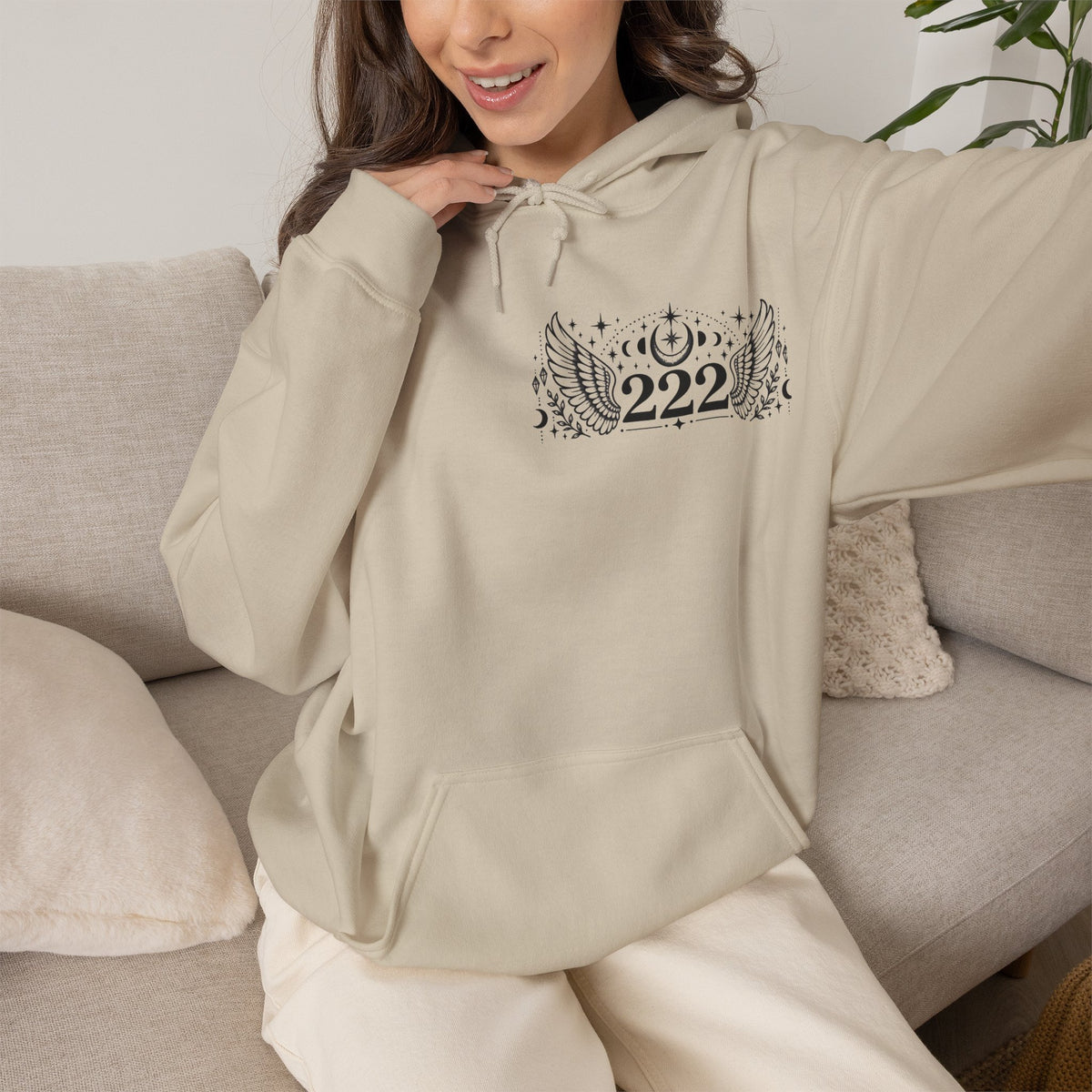 222 Angel Number Hoodie | Alignment, Trust & Divine Timing