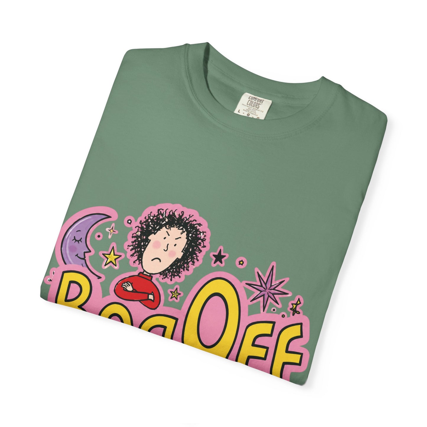 Bog Off Graphic T-Shirt — Retro Cute Cartoon Design