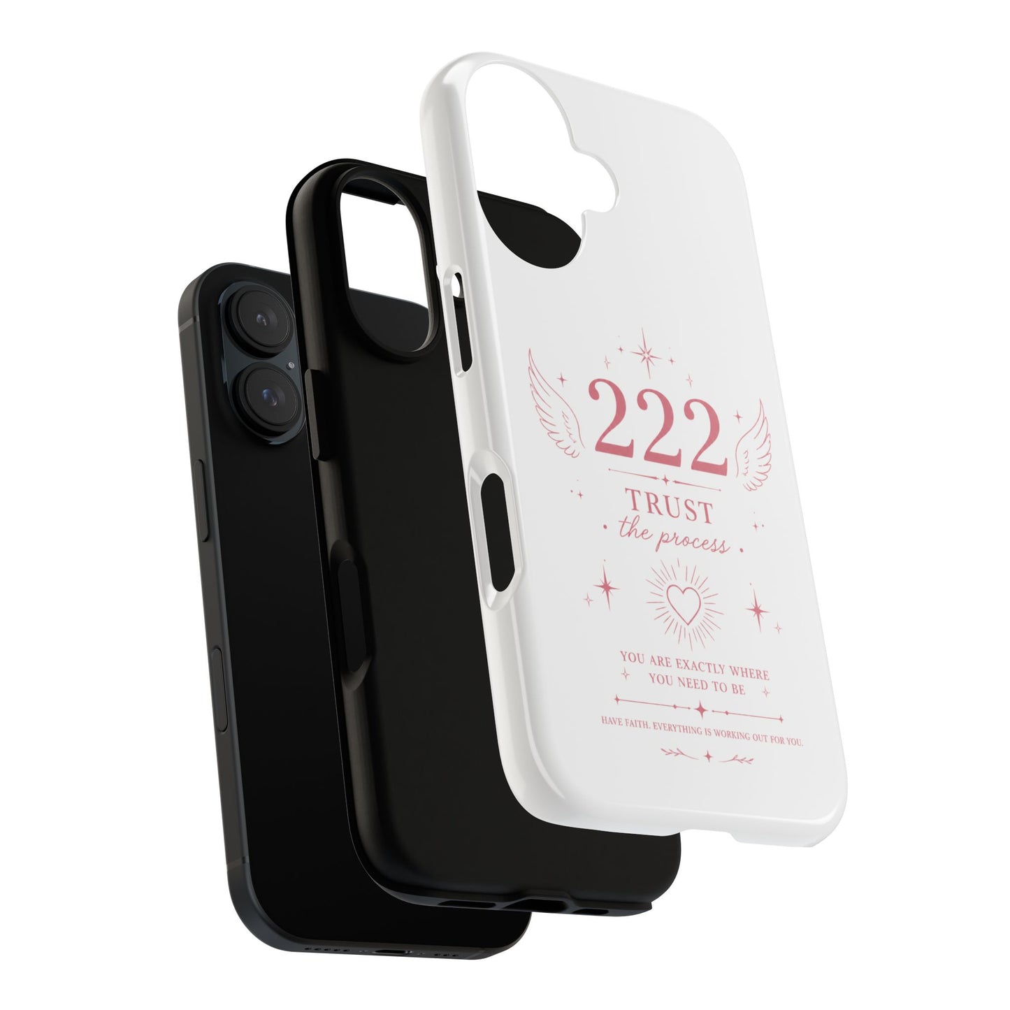 222 Trust the Process Phone Case — Angel Number Spiritual iPhone Case
