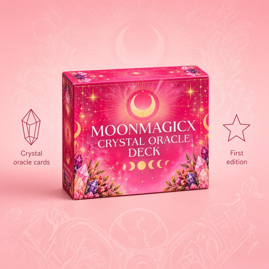 The MoonMagicx Crystal Oracle Deck First Edition