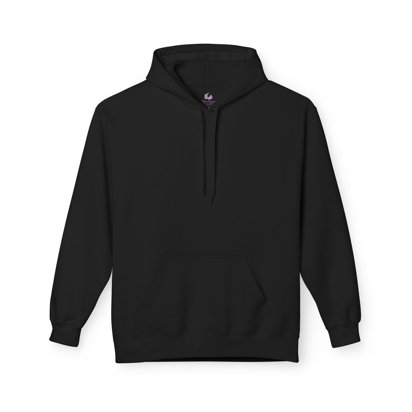 Moon Phase Graphic Hoodie — Minimal Celestial Back Print
