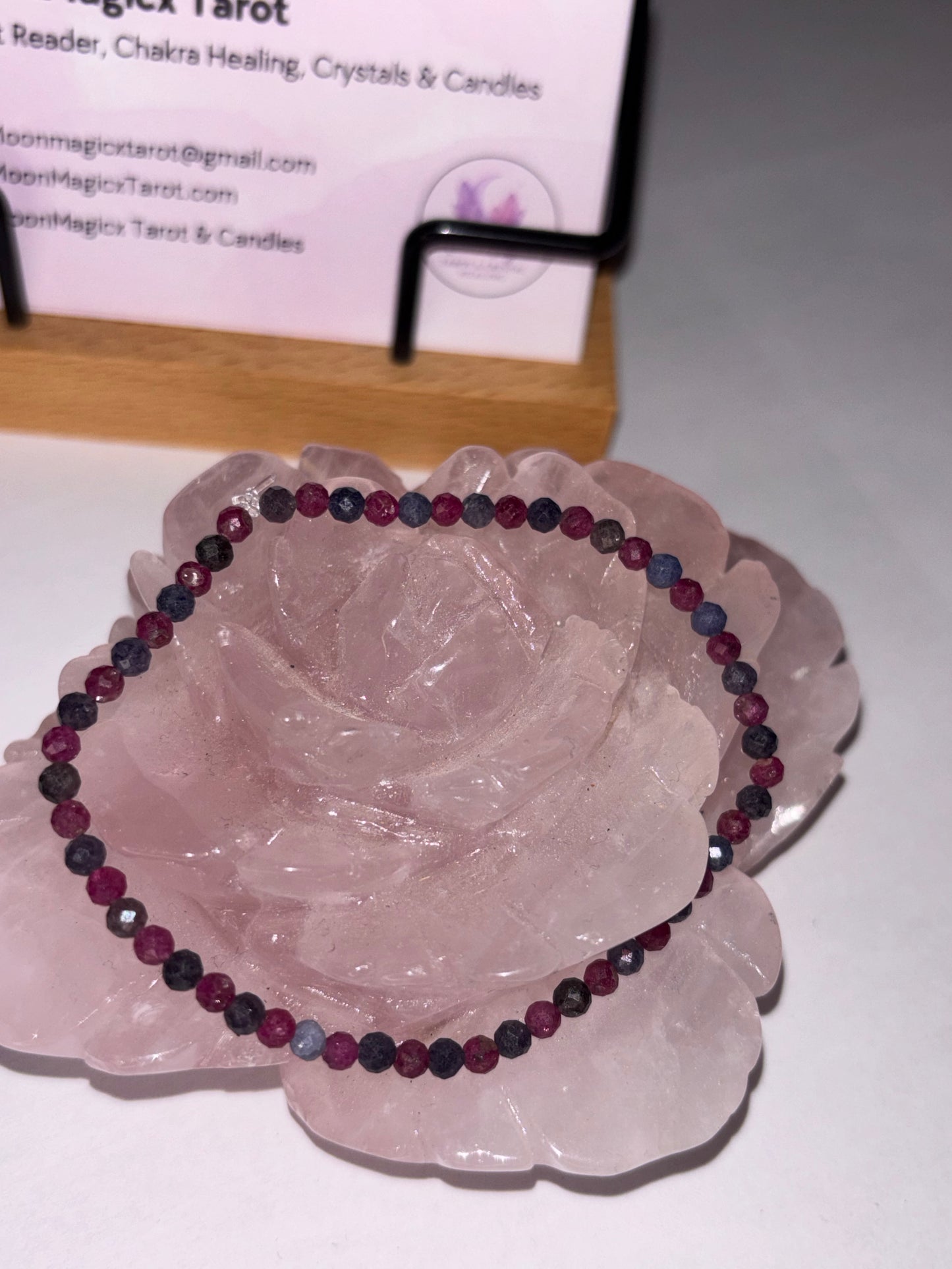 Grade A Natural Ruby Sapphire Bracelet