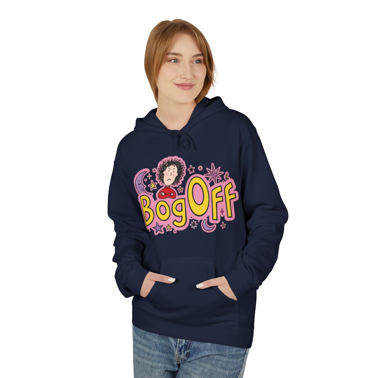 Bog Off Hoodie — Cute Retro 'Bog Off' Graphic Pullover