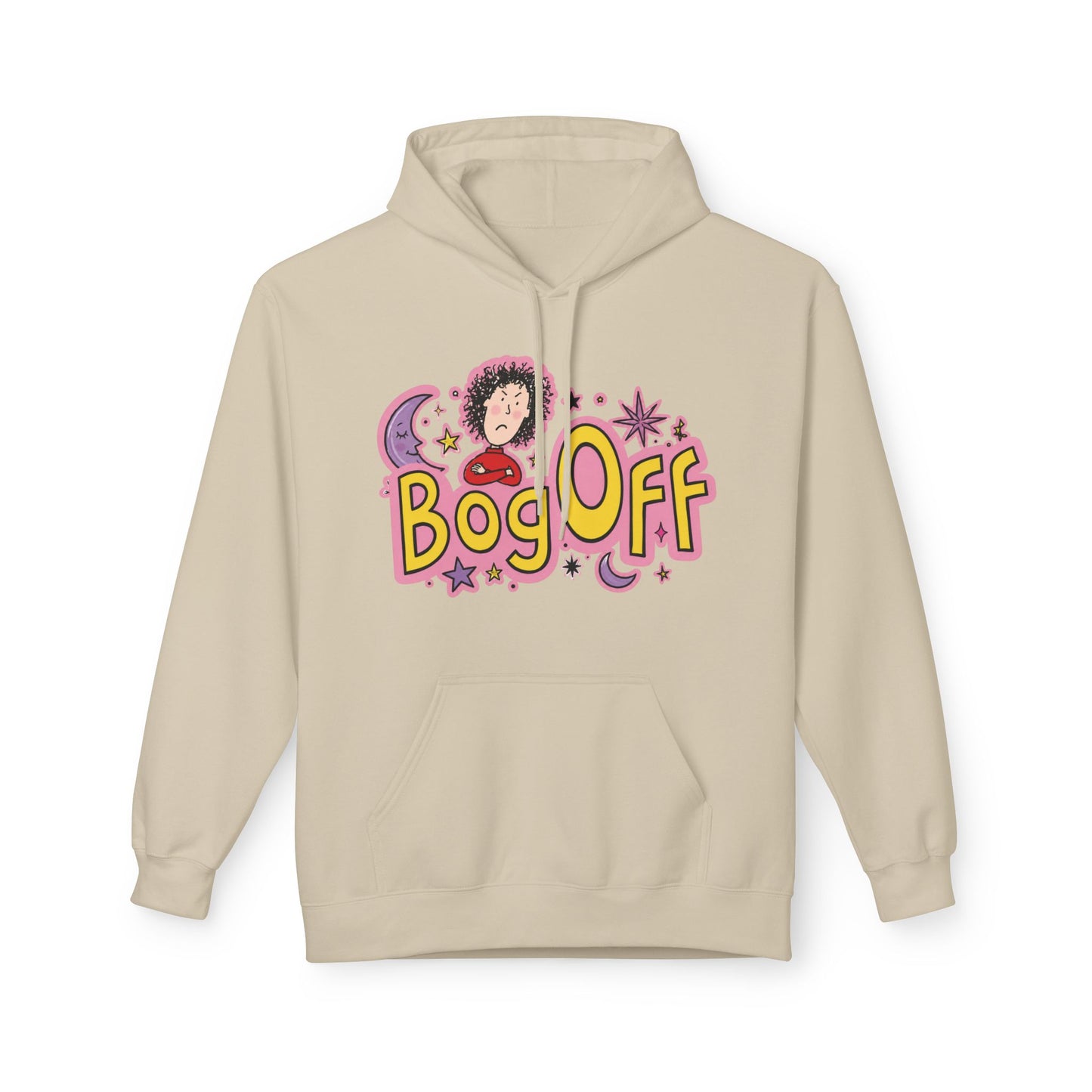 Bog Off Hoodie — Cute Retro 'Bog Off' Graphic Pullover