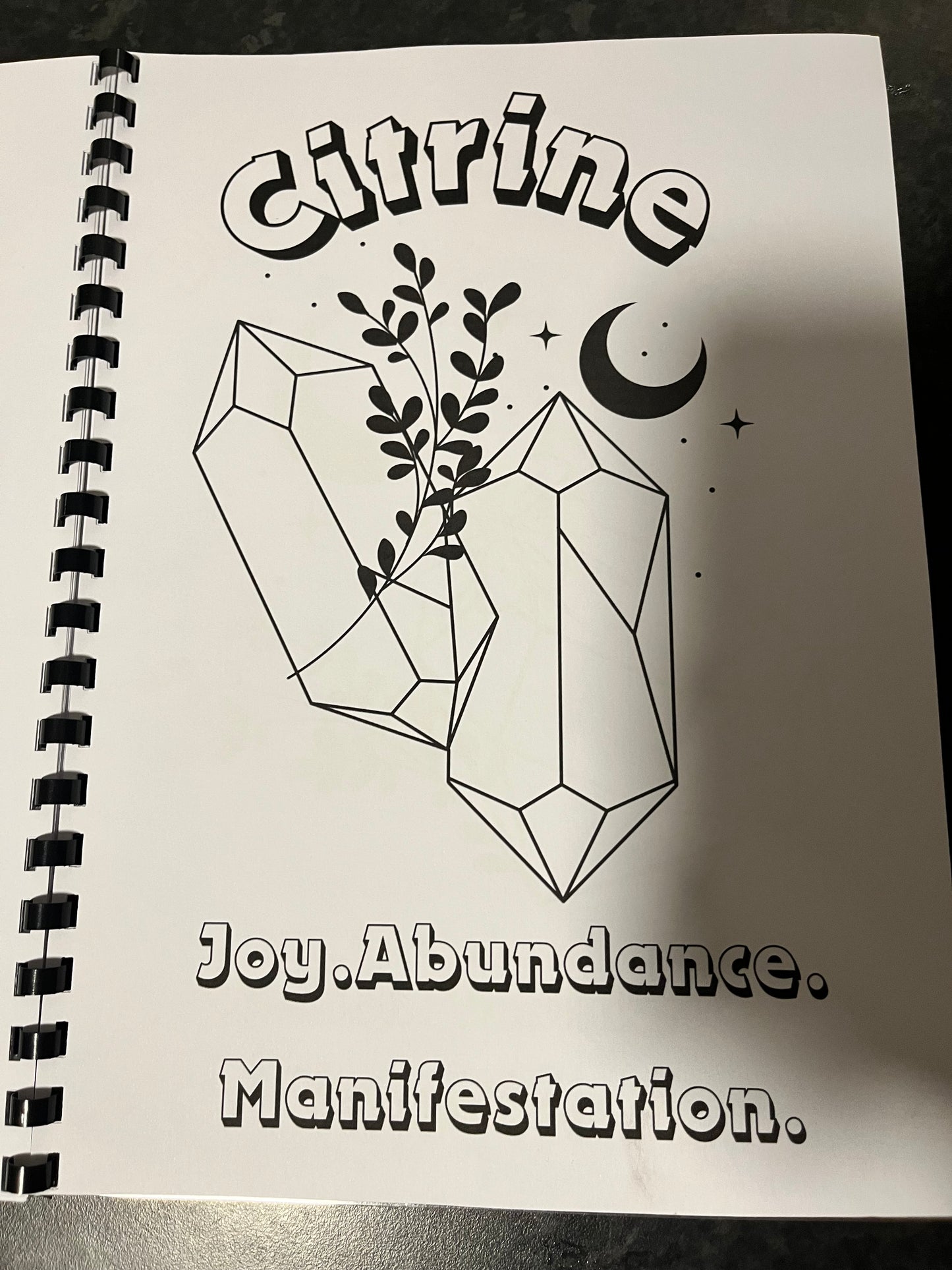 Colour With Crystals Colouring Book