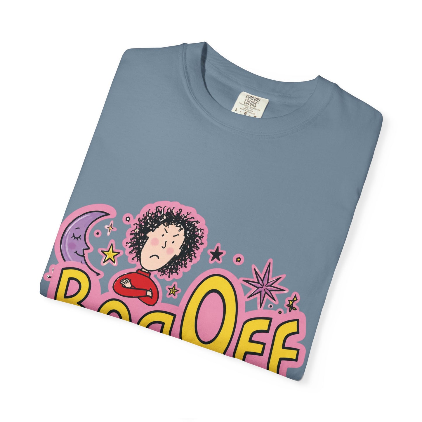Bog Off Graphic T-Shirt — Retro Cute Cartoon Design