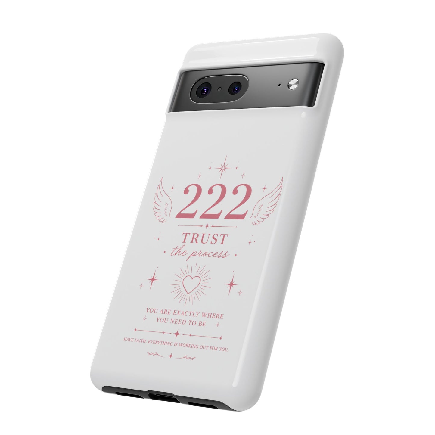 222 Trust the Process Phone Case — Angel Number Spiritual iPhone Case