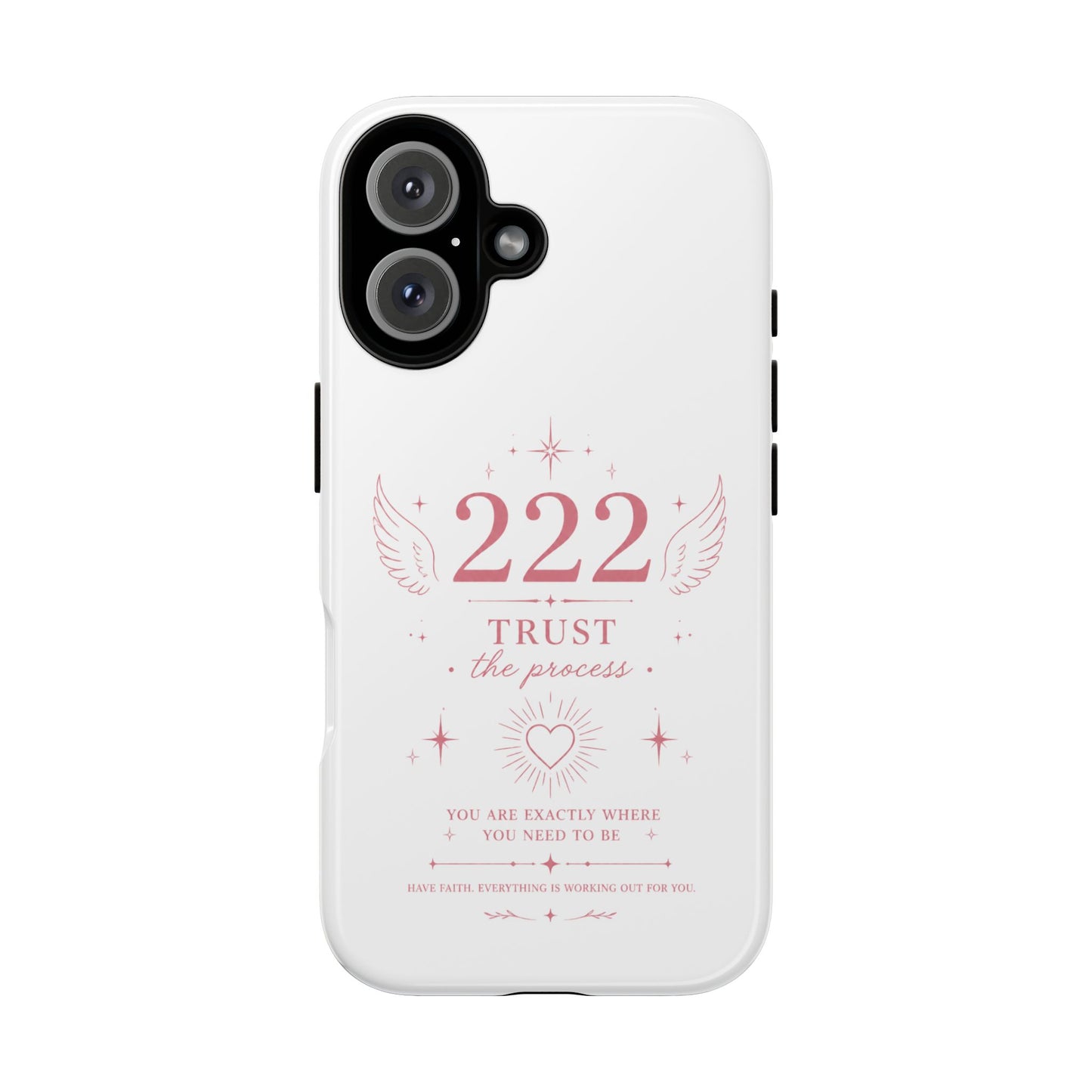 222 Trust the Process Phone Case — Angel Number Spiritual iPhone Case