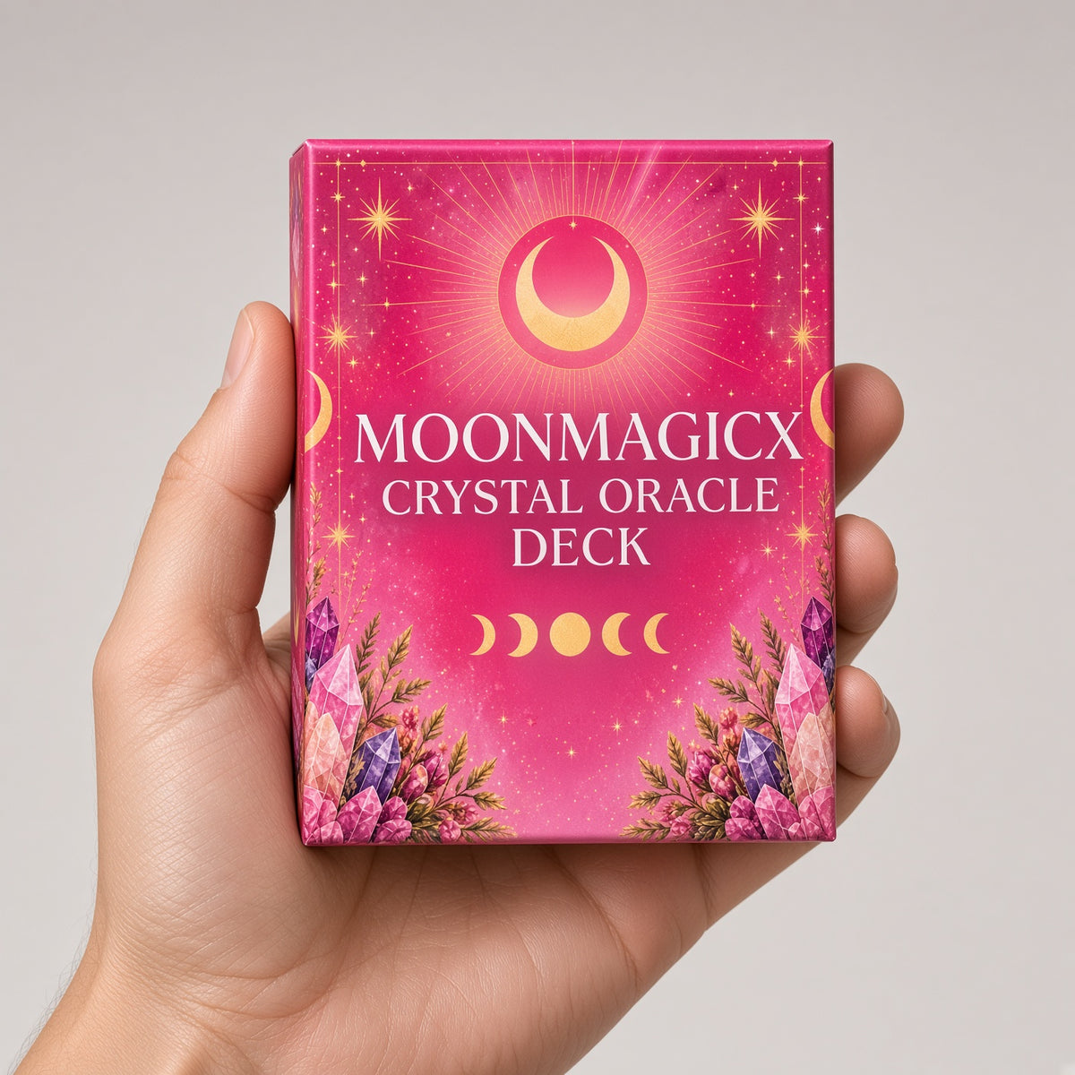 The MoonMagicx Crystal Oracle Deck First Edition