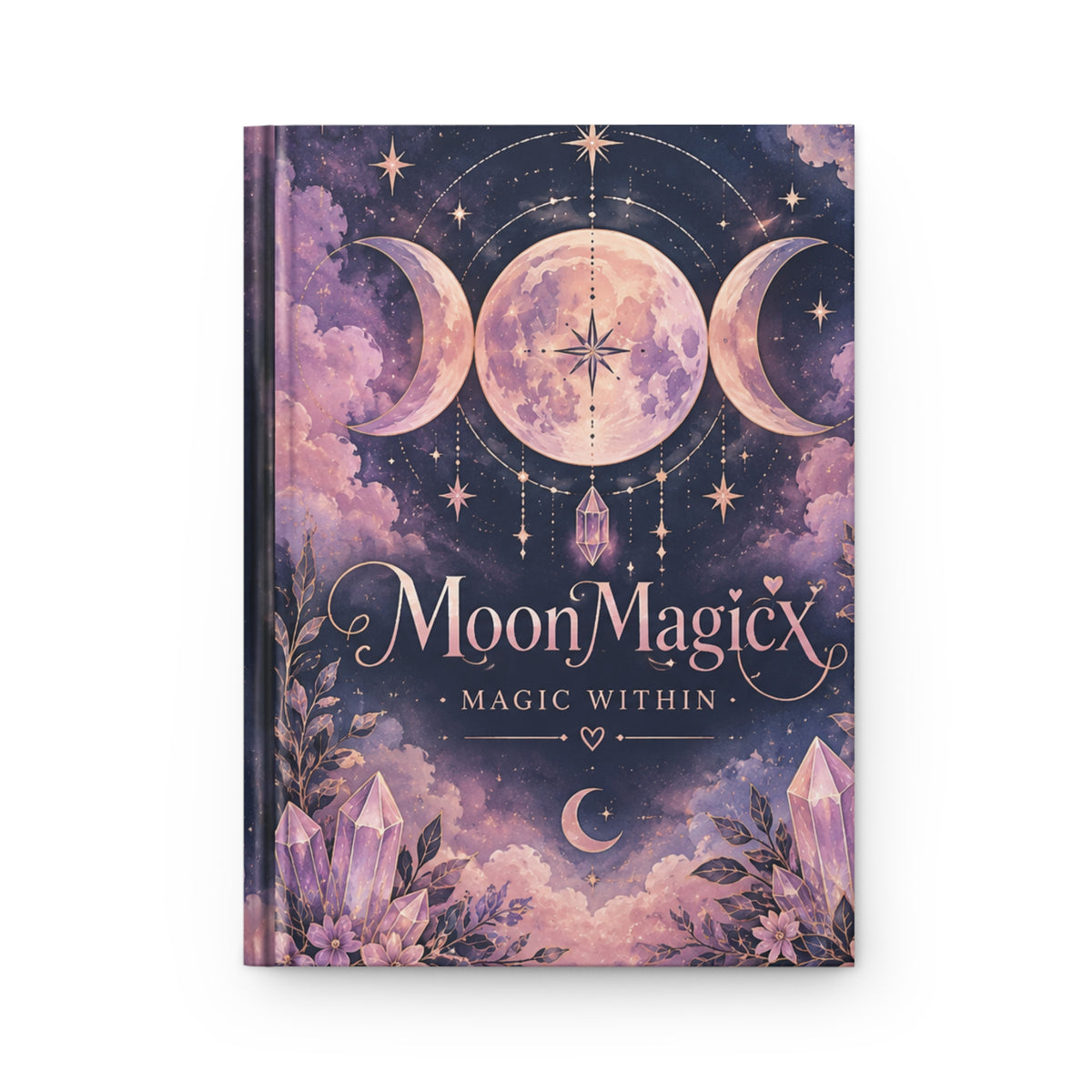 MoonMagicx Hardcover Lined Notebook
