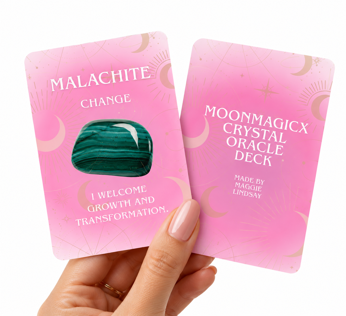 The MoonMagicx Crystal Oracle Deck First Edition