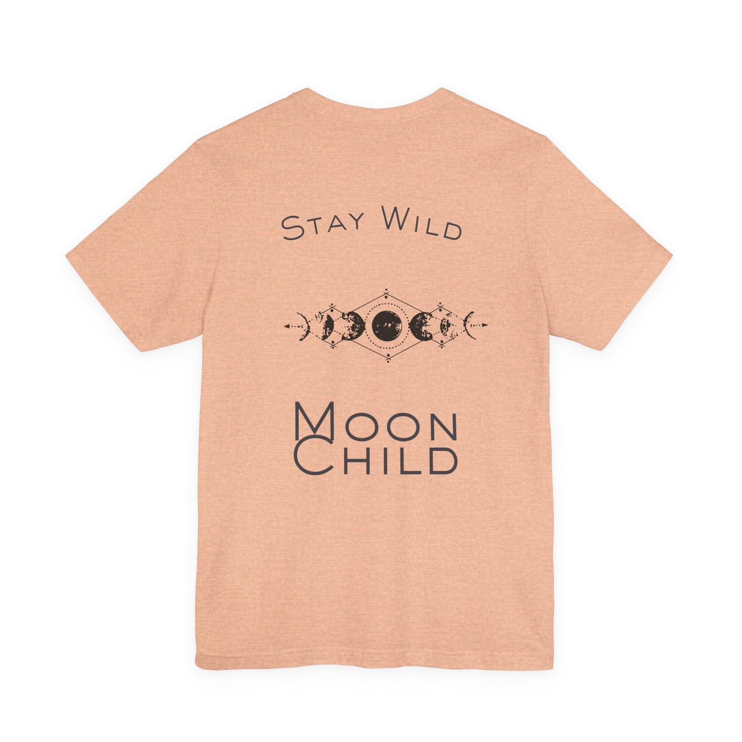 Moon Child T-Shirt — "Stay Wild" Boho Moon Phase Tee