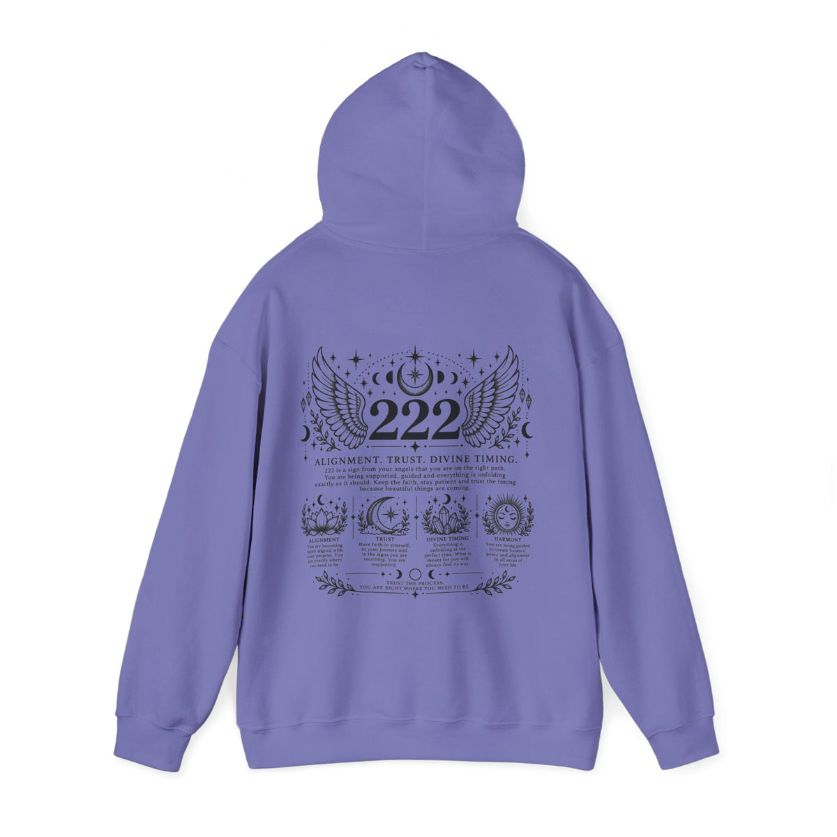 222 Angel Number Hoodie | Alignment, Trust & Divine Timing