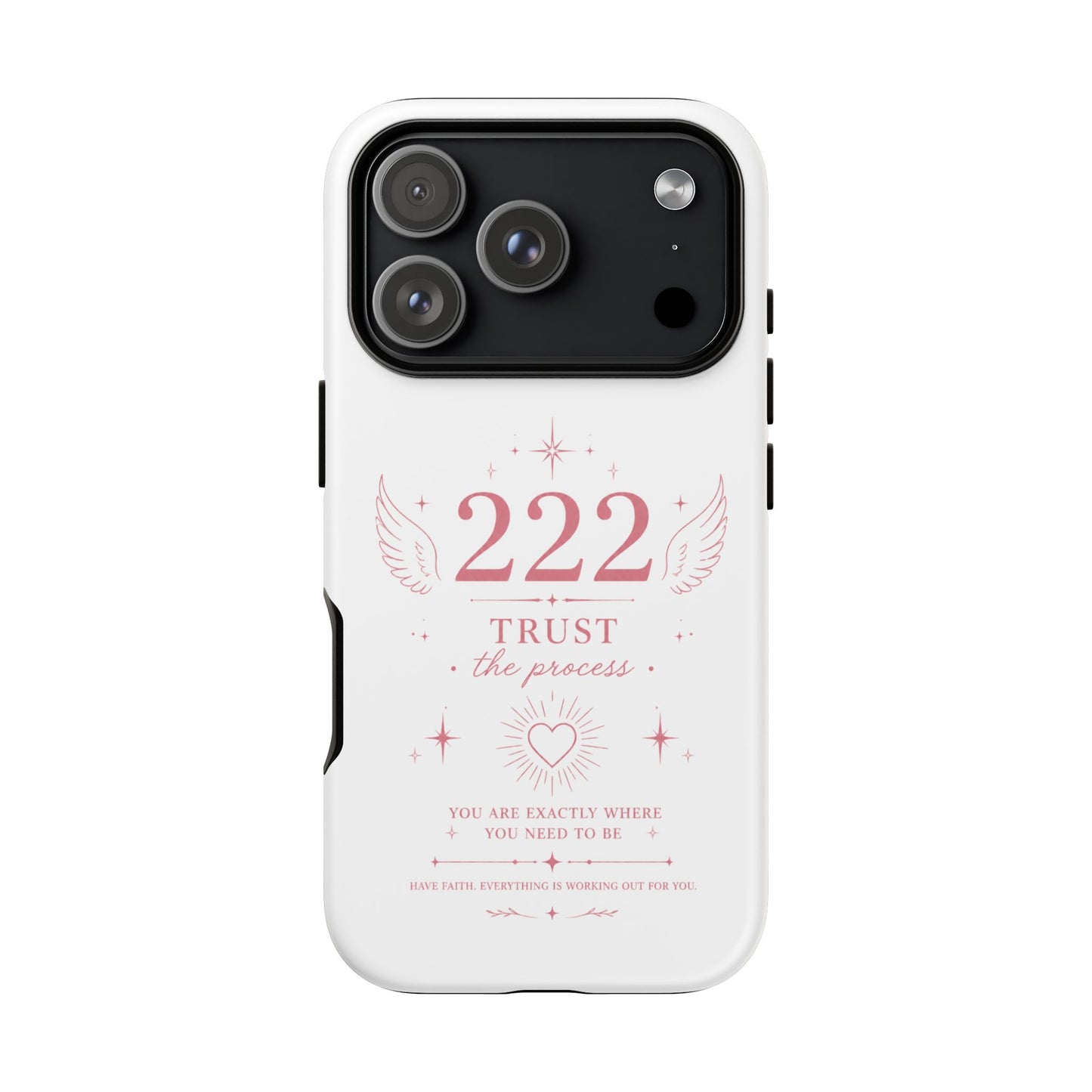 222 Trust the Process Phone Case — Angel Number Spiritual iPhone Case