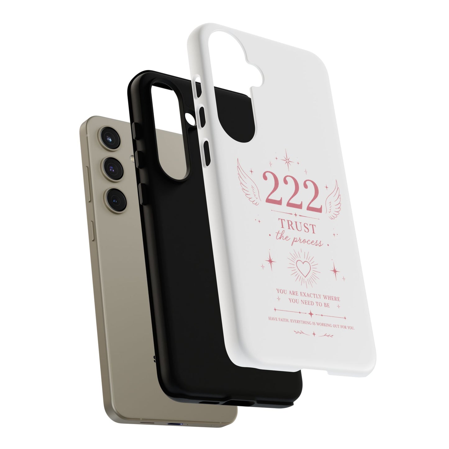 222 Trust the Process Phone Case — Angel Number Spiritual iPhone Case
