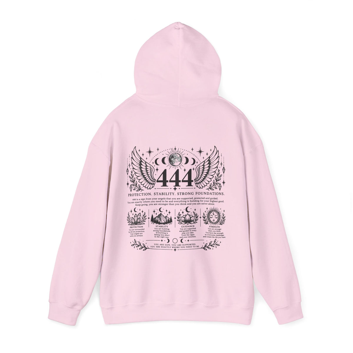 444 Angel Number Hoodie | Protection, Stability & Guidance
