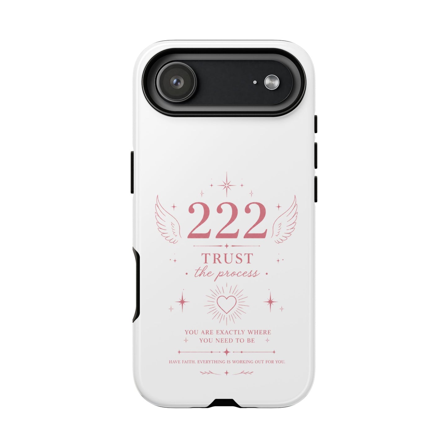 222 Trust the Process Phone Case — Angel Number Spiritual iPhone Case