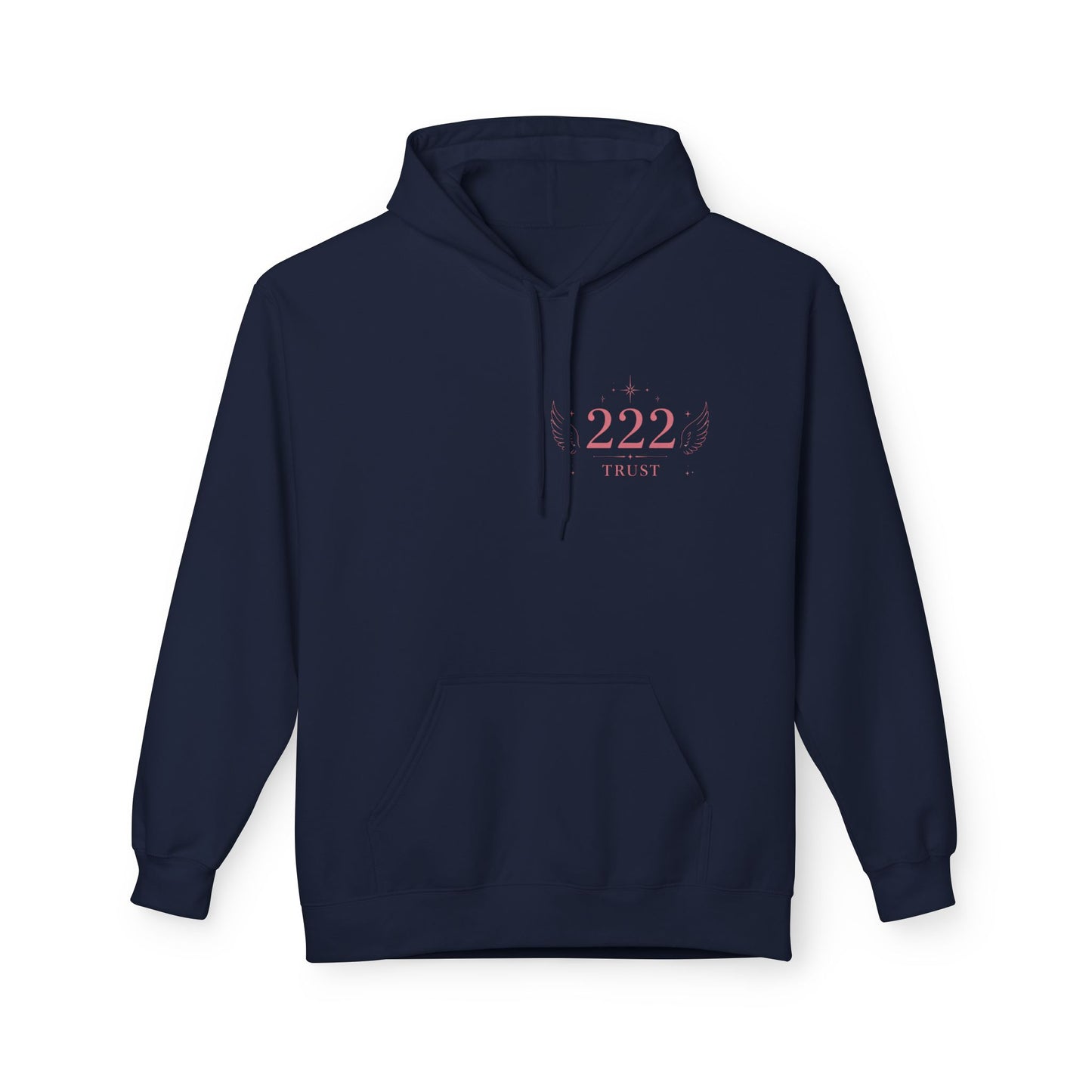222 Angel Number Hoodie — Spiritual Numerology Graphic Hoodie