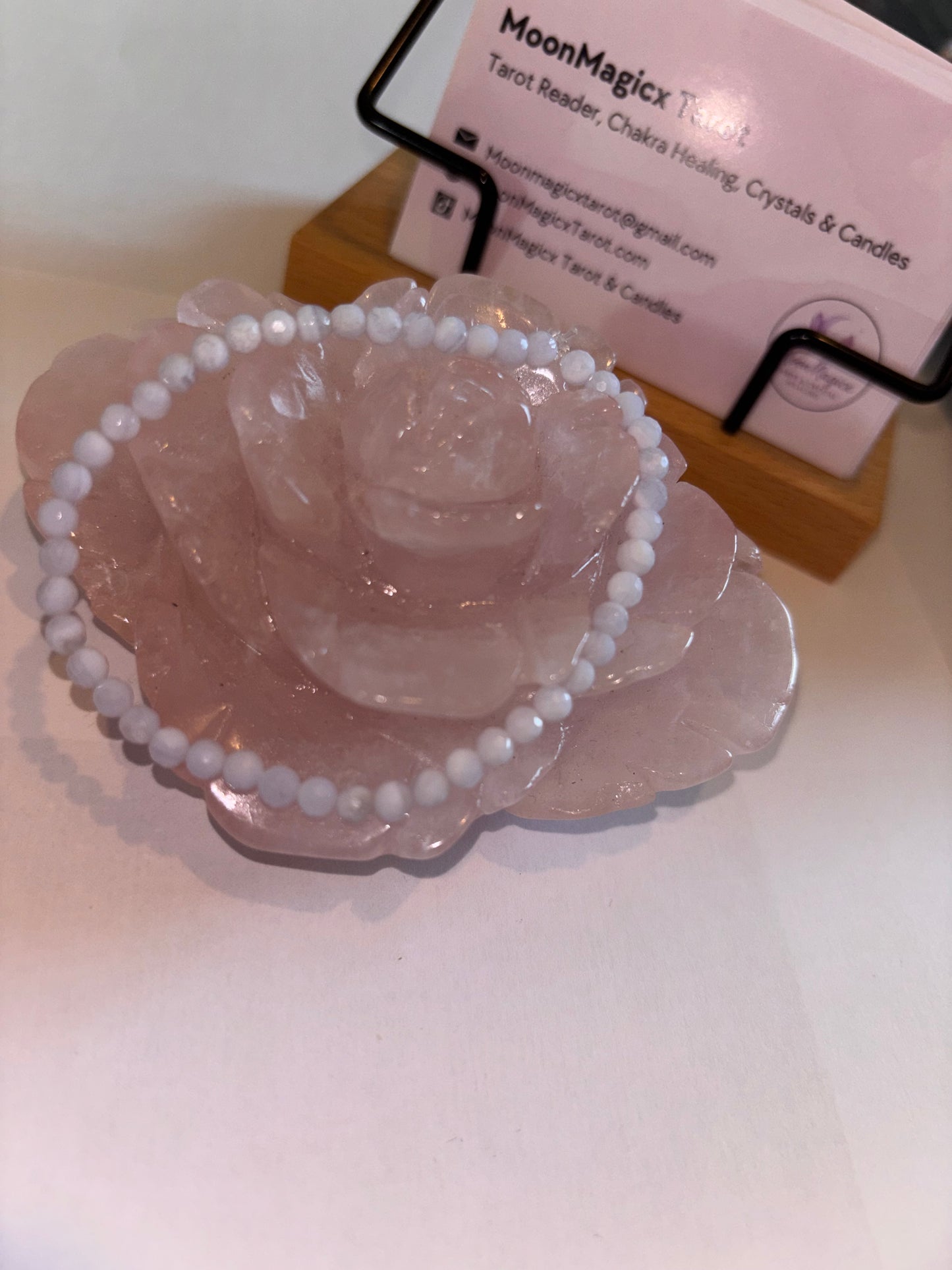 Grade A Natural Blue Lace Agate Bracelet