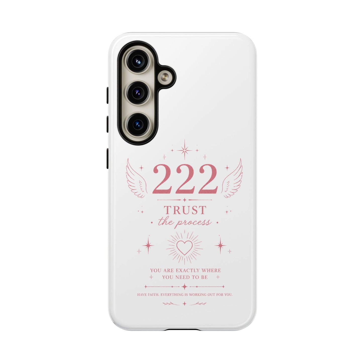 222 Trust the Process Phone Case — Angel Number Spiritual iPhone Case