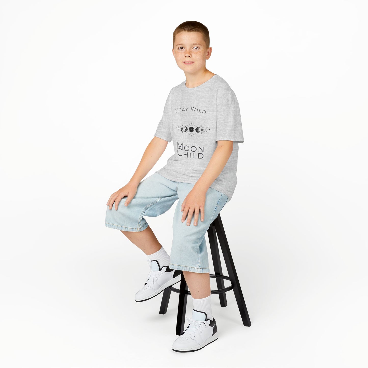 Kids 'Moon Child' Tee — Stay Wild Phases of the Moon Kids T-Shirt