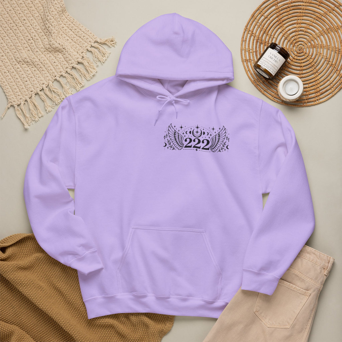 222 Angel Number Hoodie | Alignment, Trust & Divine Timing