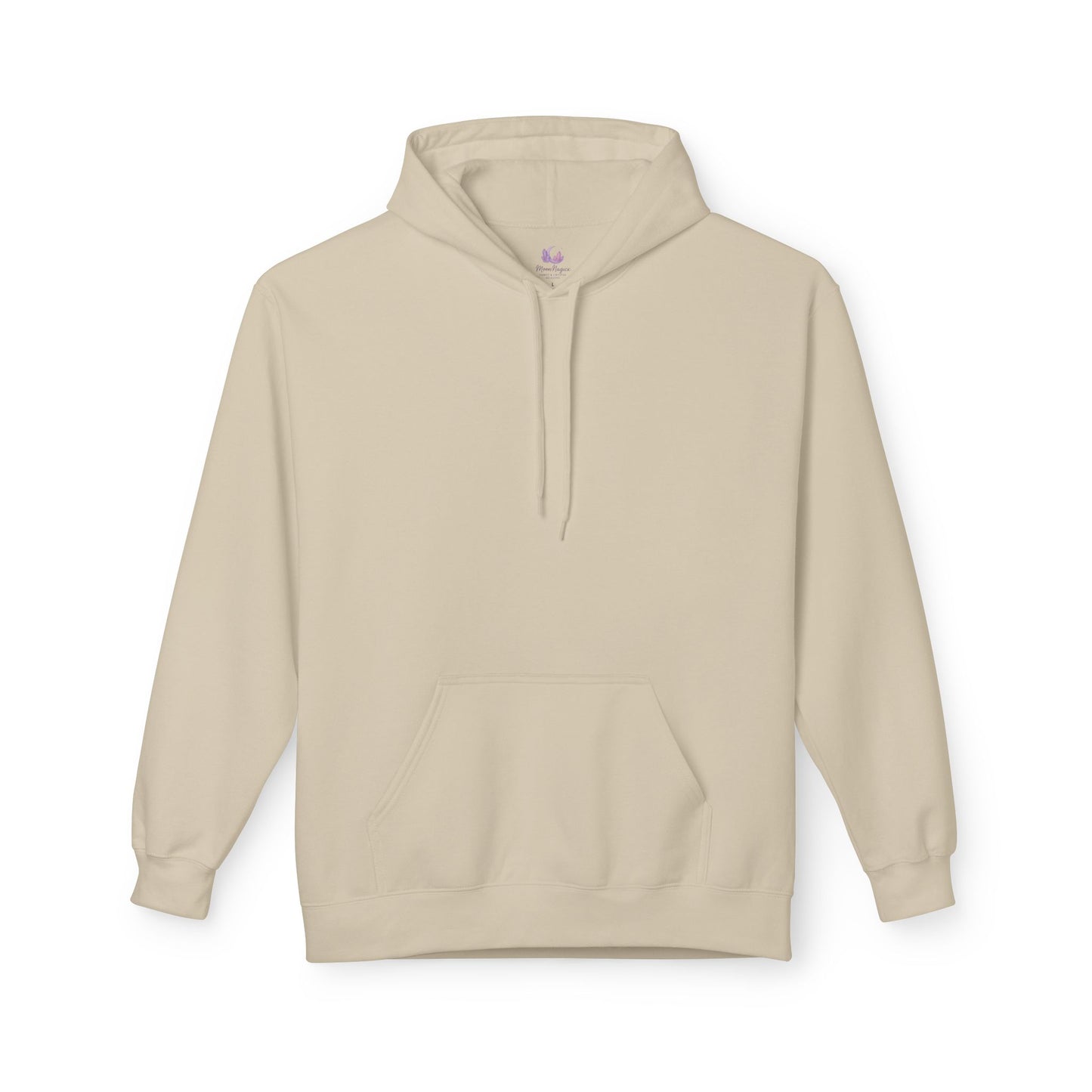 Moon Phase Graphic Hoodie — Minimal Celestial Back Print