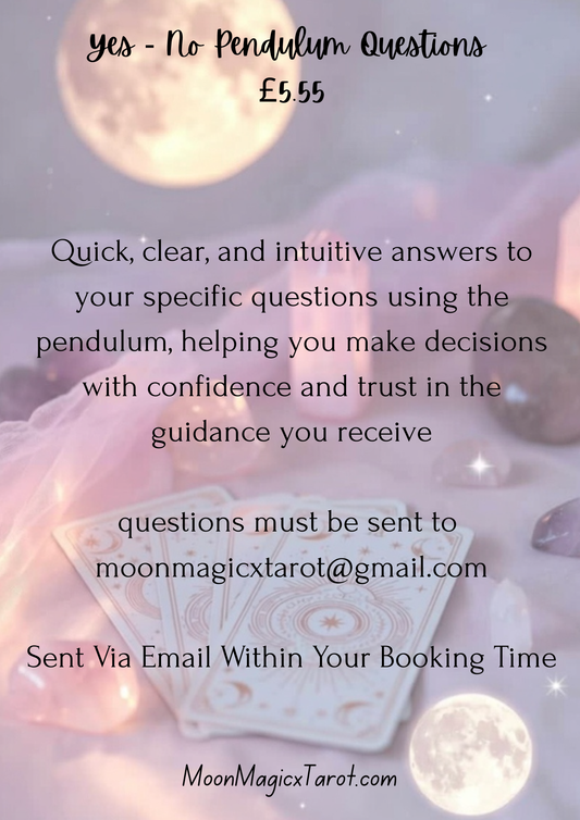 Yes/No Pendulum WITH READING