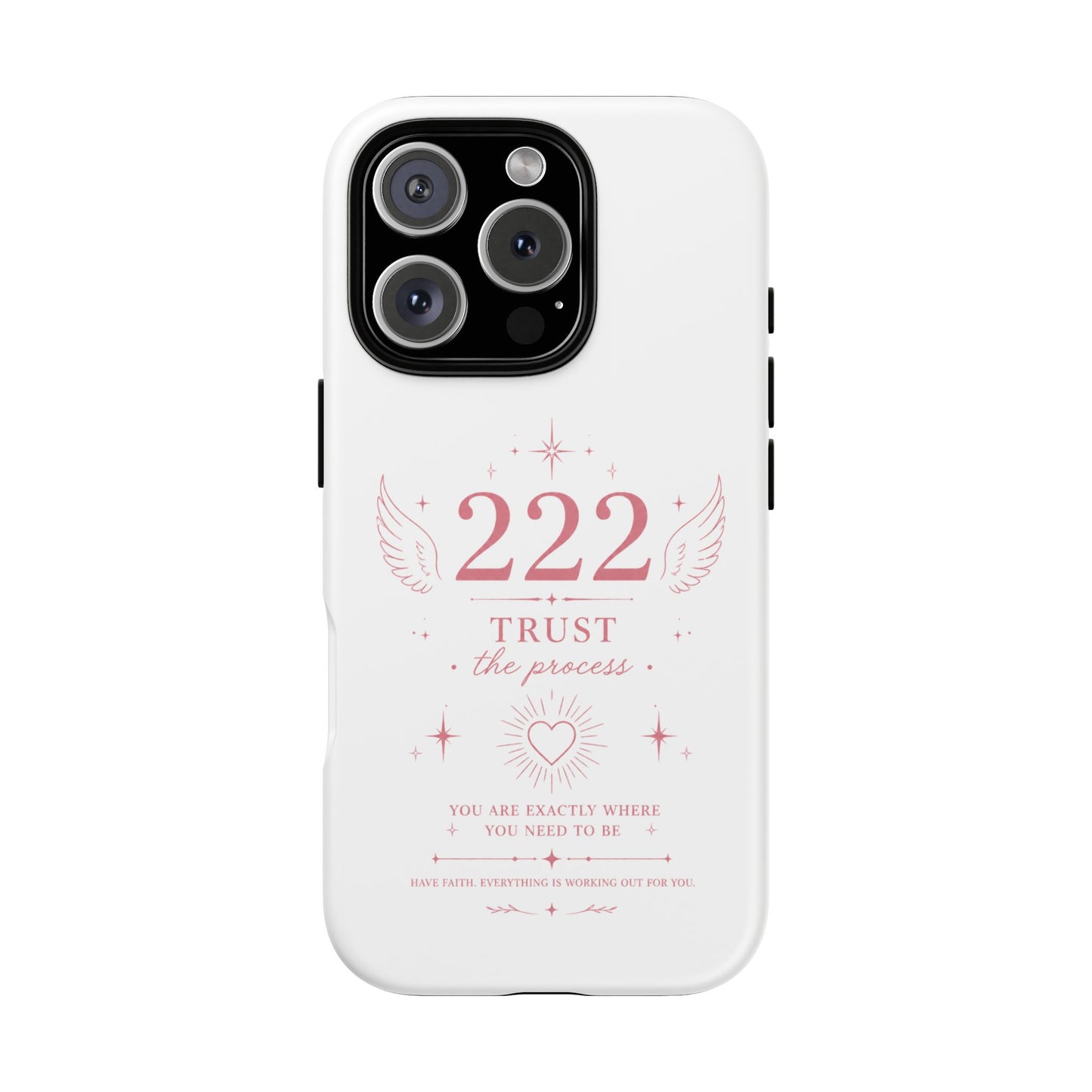 222 Trust the Process Phone Case — Angel Number Spiritual iPhone Case