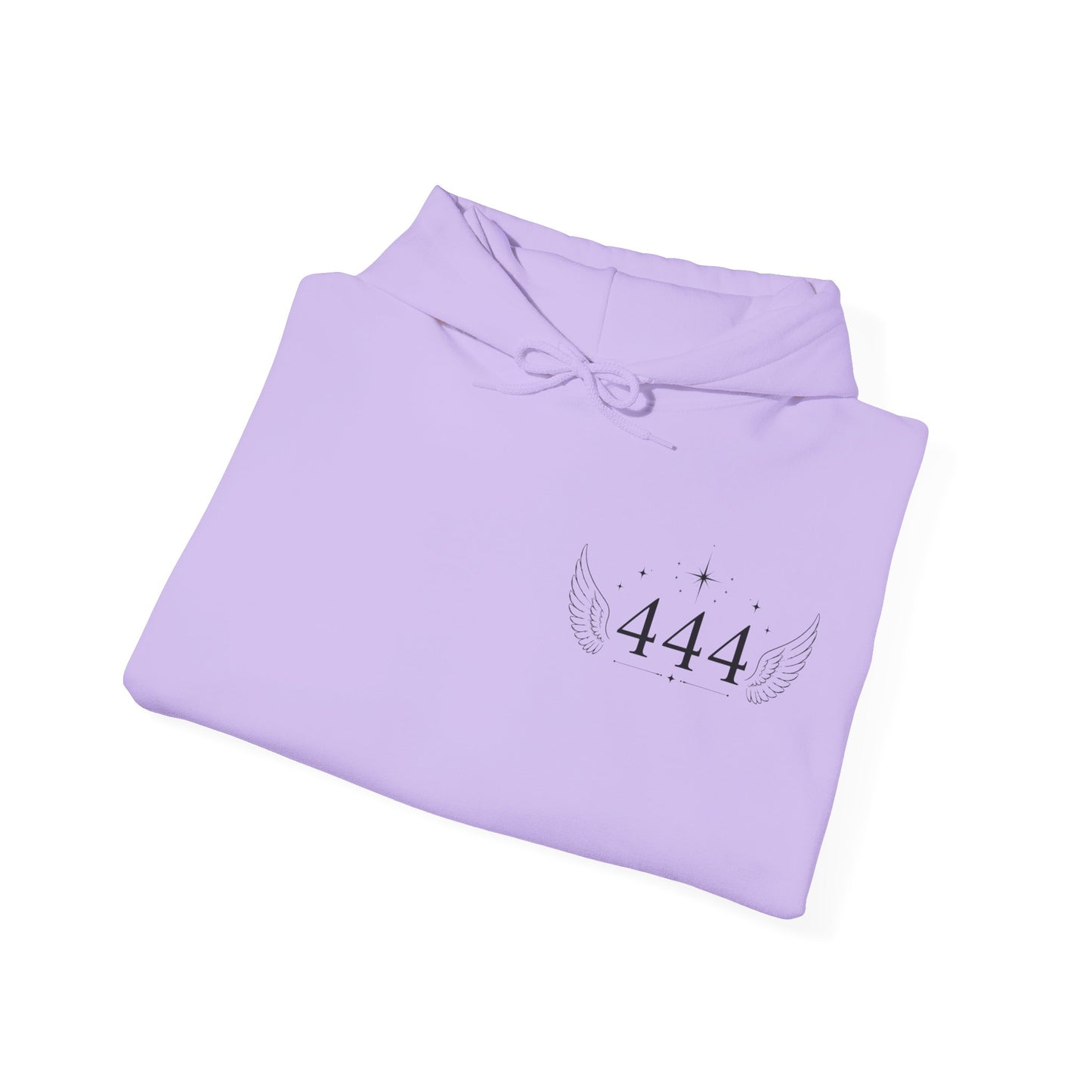 444 Angel Number Hoodie – Spiritual Winged Numerology Sweatshirt