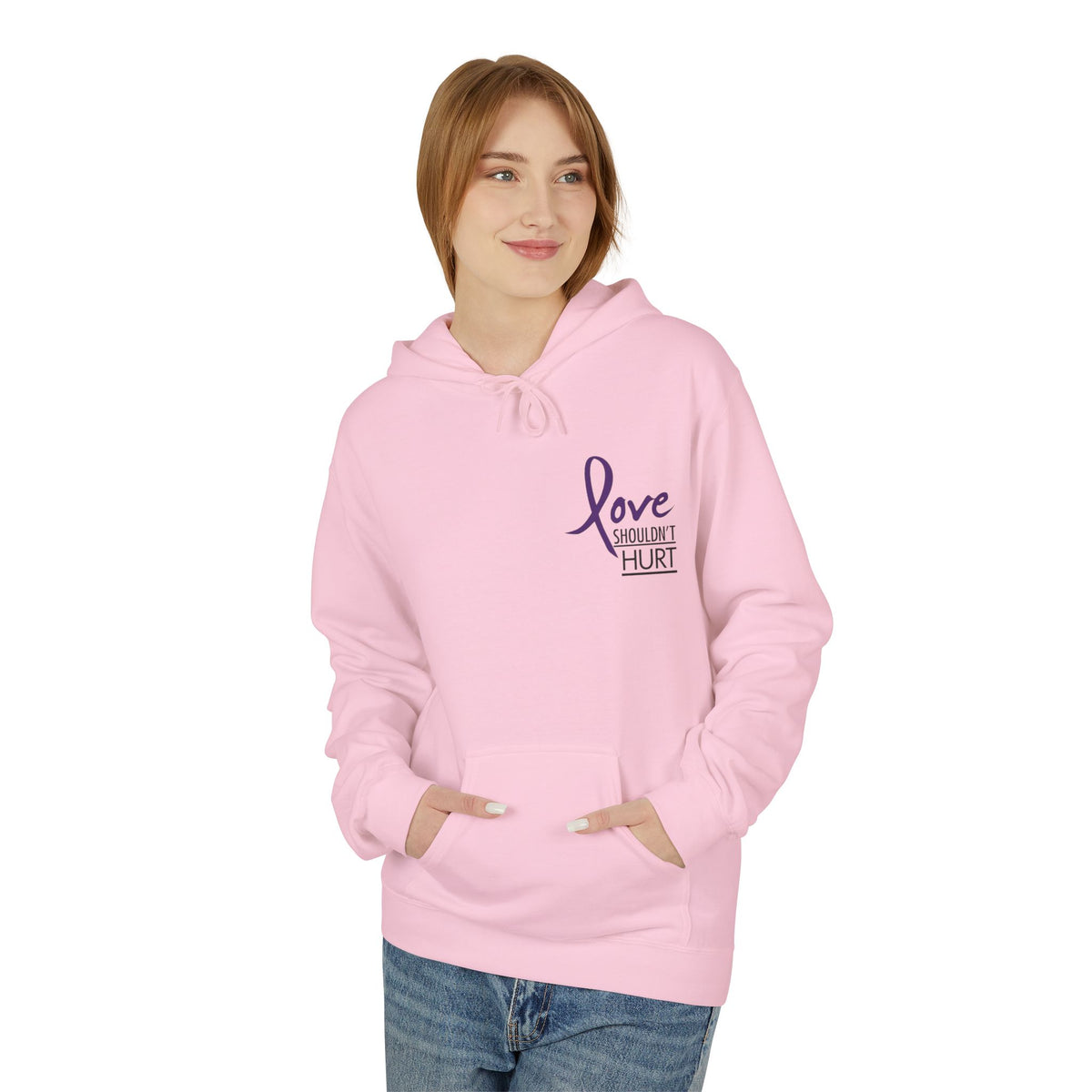 Love Shouldn’t Hurt Hoodie | Designed by Jade Hooper
