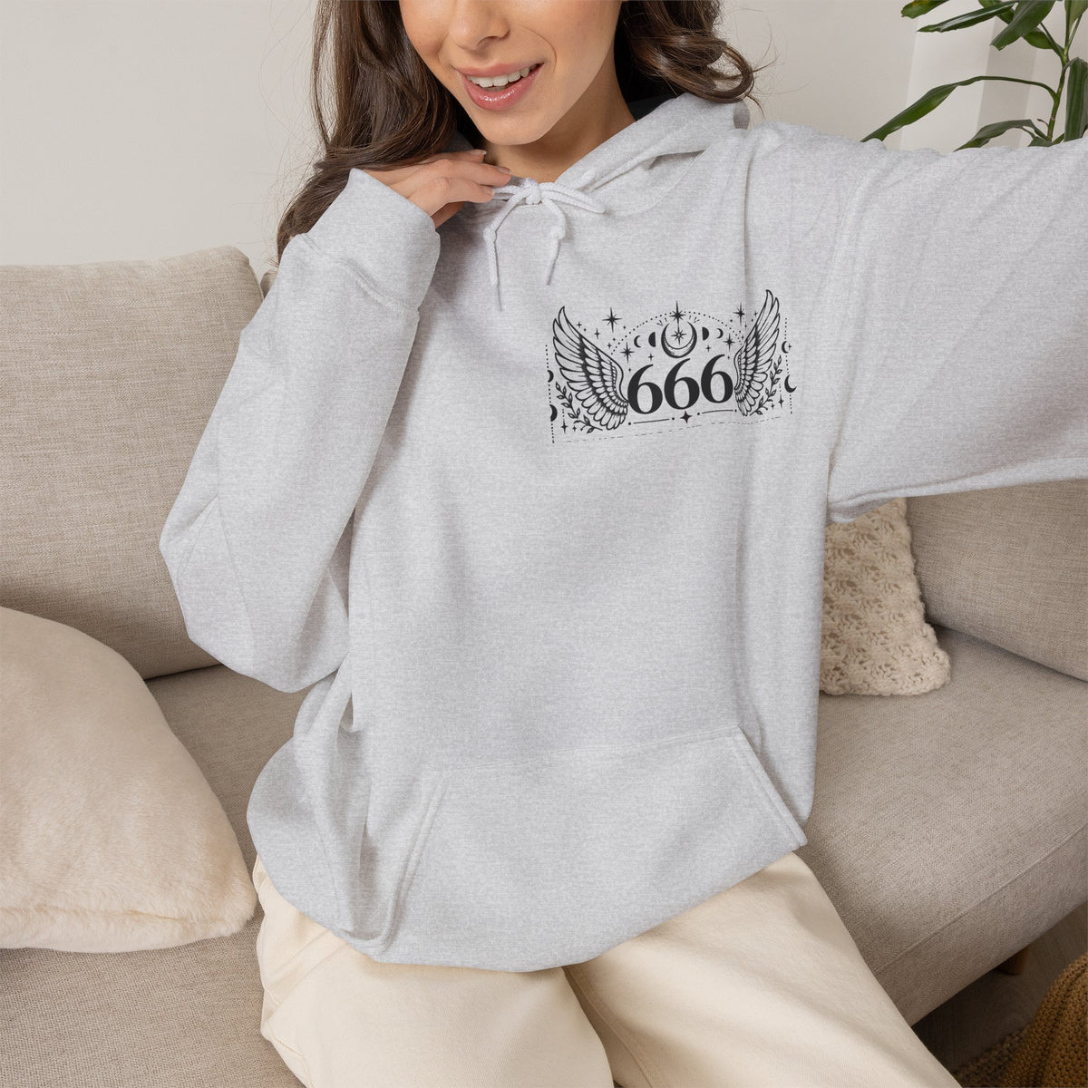 666 Angel Number Hoodie | Balance, Self-Love & Realignment